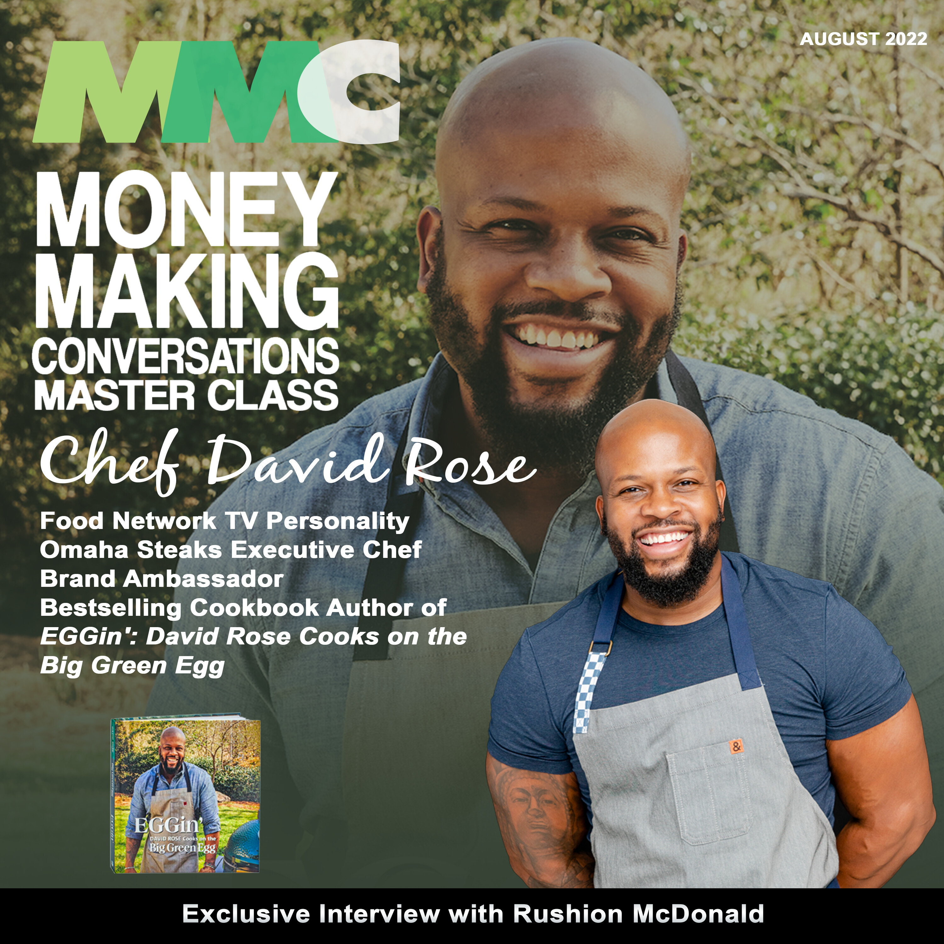 Rushion Interviews Omaha Steaks Executive Chef David Rose, How to Grill The Perfect Steak on a Big Green Egg!