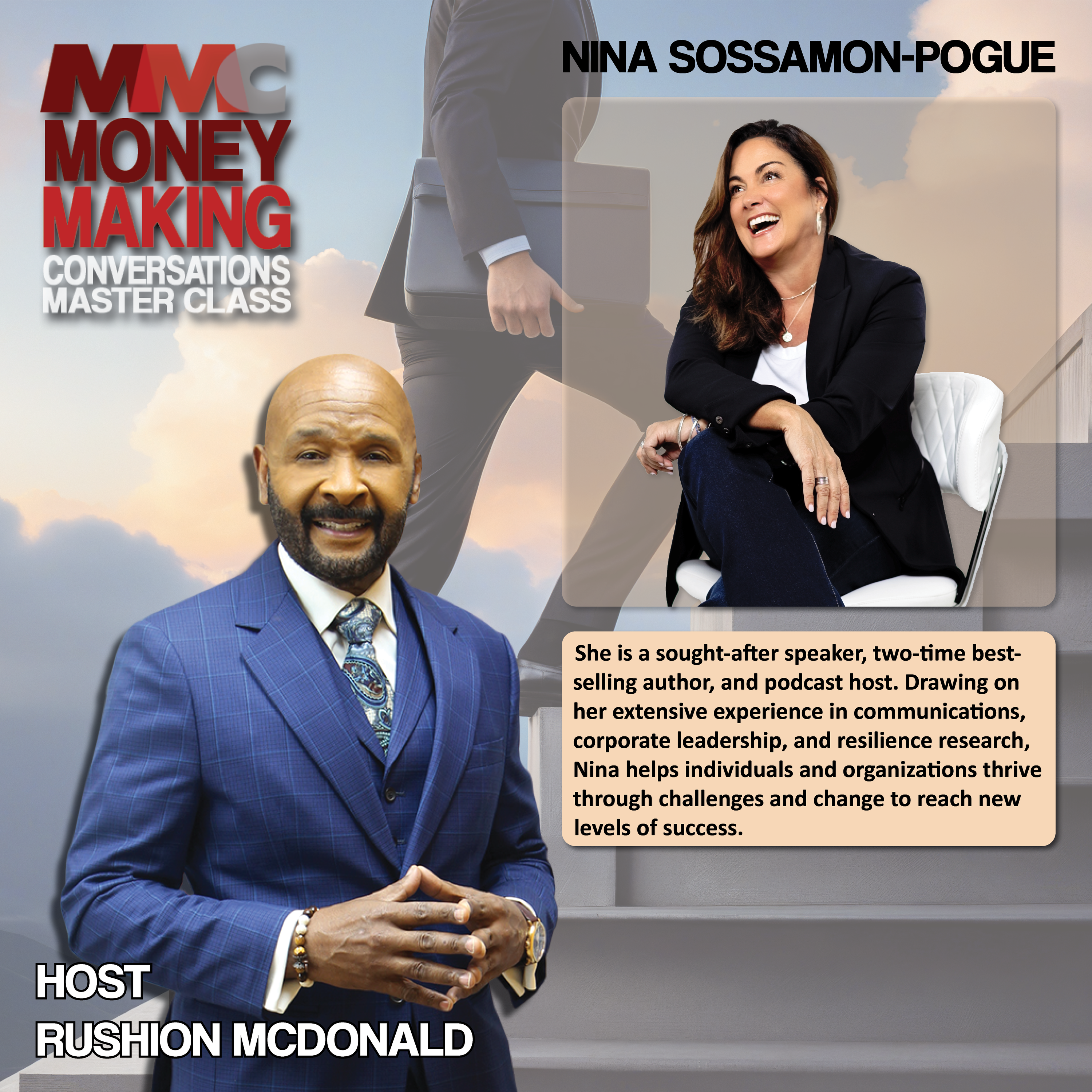 Uplift: She has conquered life’s obstacles and now creates success for others in life and work.