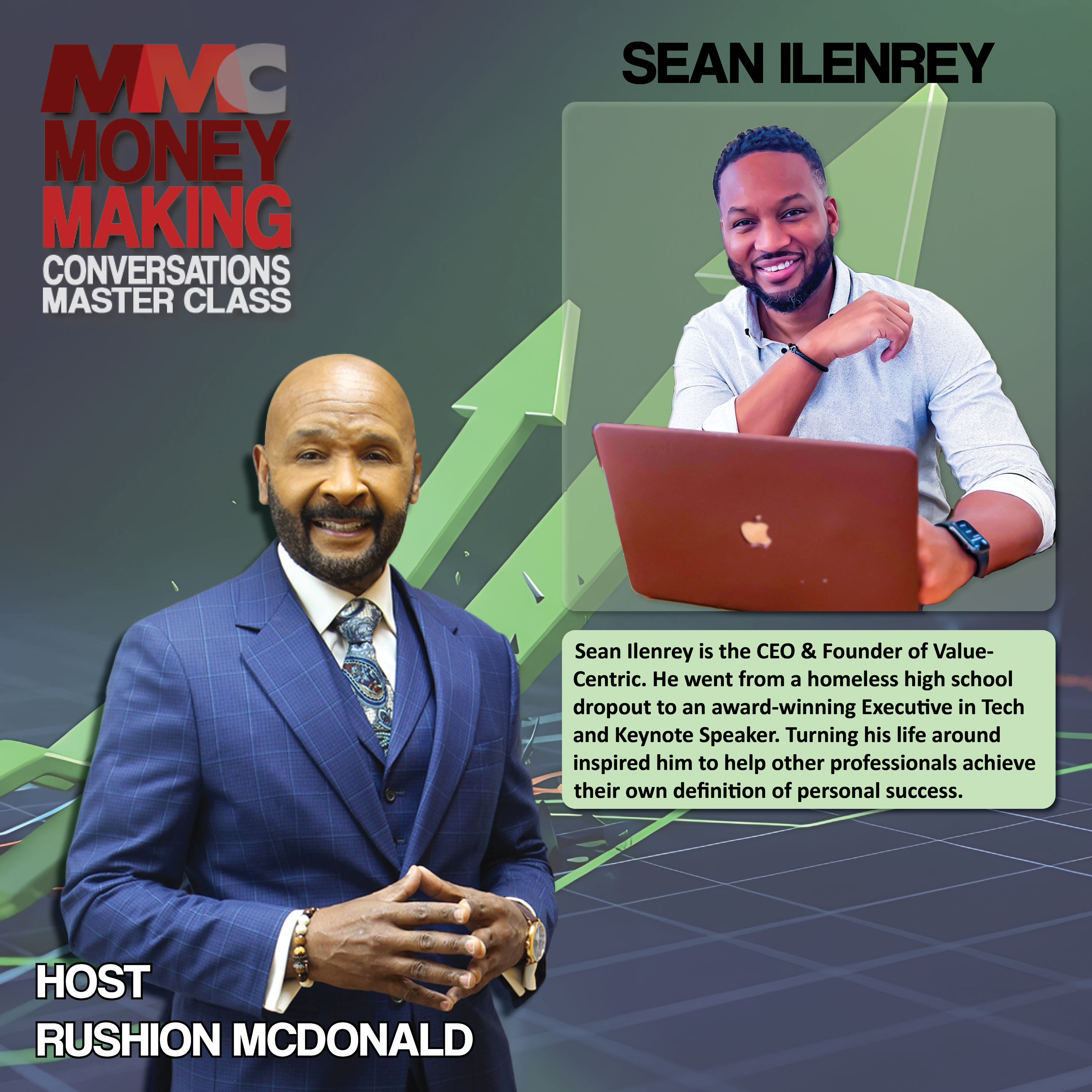 Overcoming the Odds: Inspires entrepreneurs by showing his journey from homelessness and a high school dropout to a tech executive.