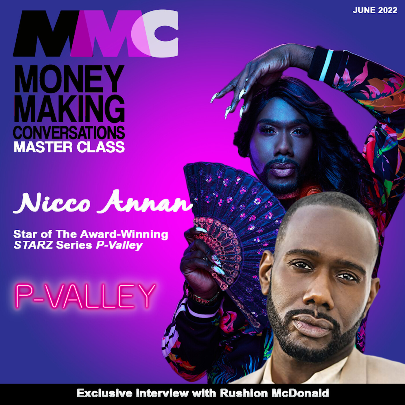 Rushion Interviews P-Valley star Nicco Annan (Uncle Clifford) talks black & queer representation on screen!