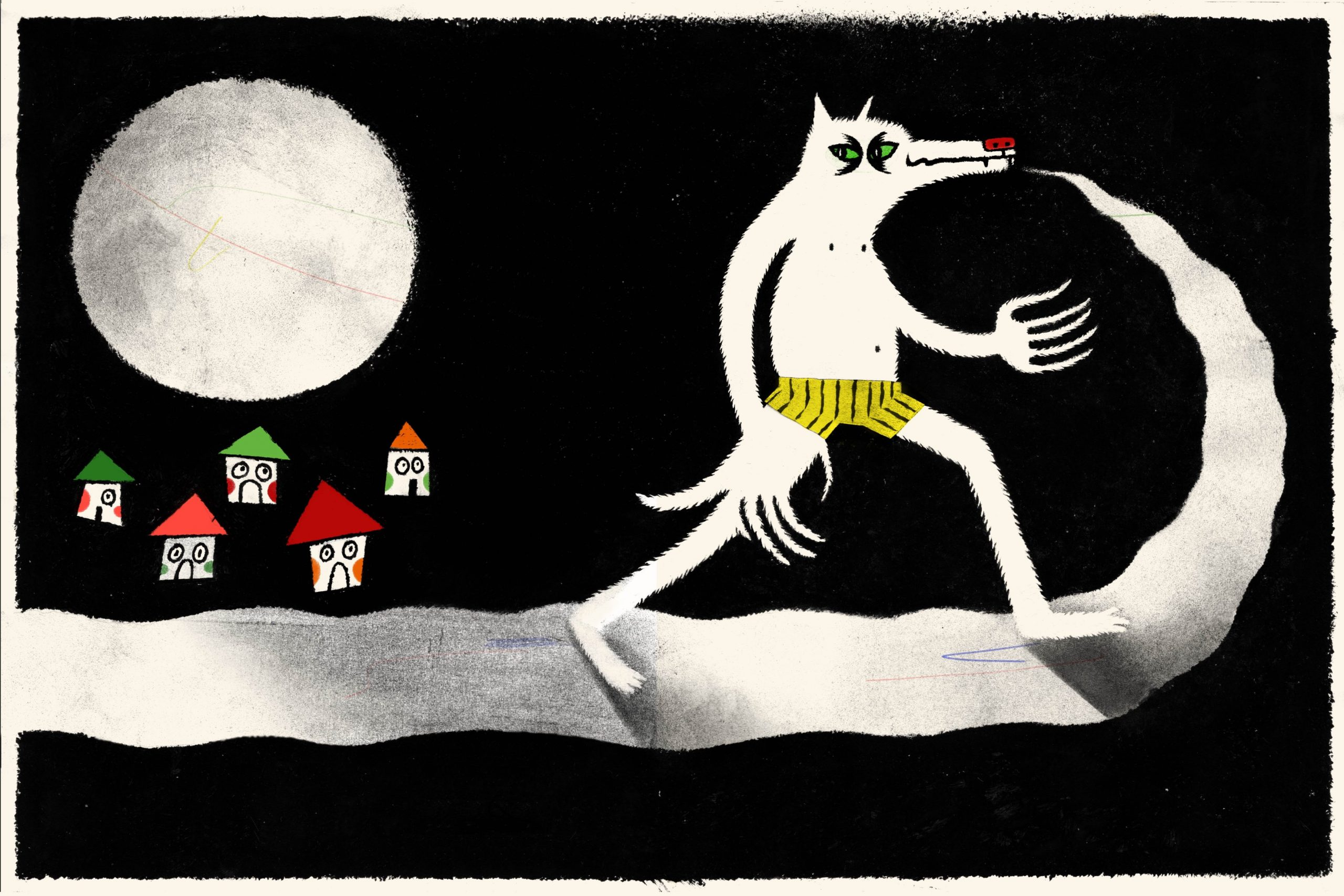 Luna llena sobre Chiapas