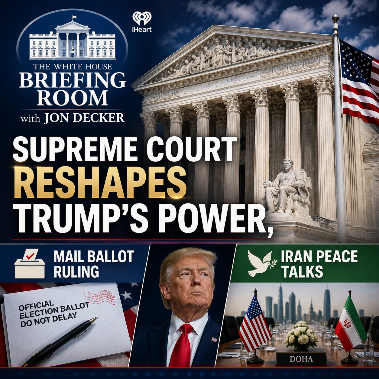 Supreme Court Reshapes Trump's Power, Mail Ballot Ruling & Iran Peace Talks