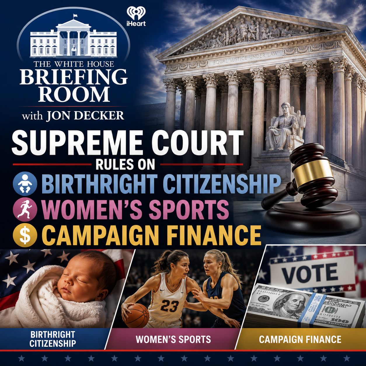 Supreme Court Rejects Trump's Birthright Citizenship Bid, SAVE Act Stalls & New White House Project