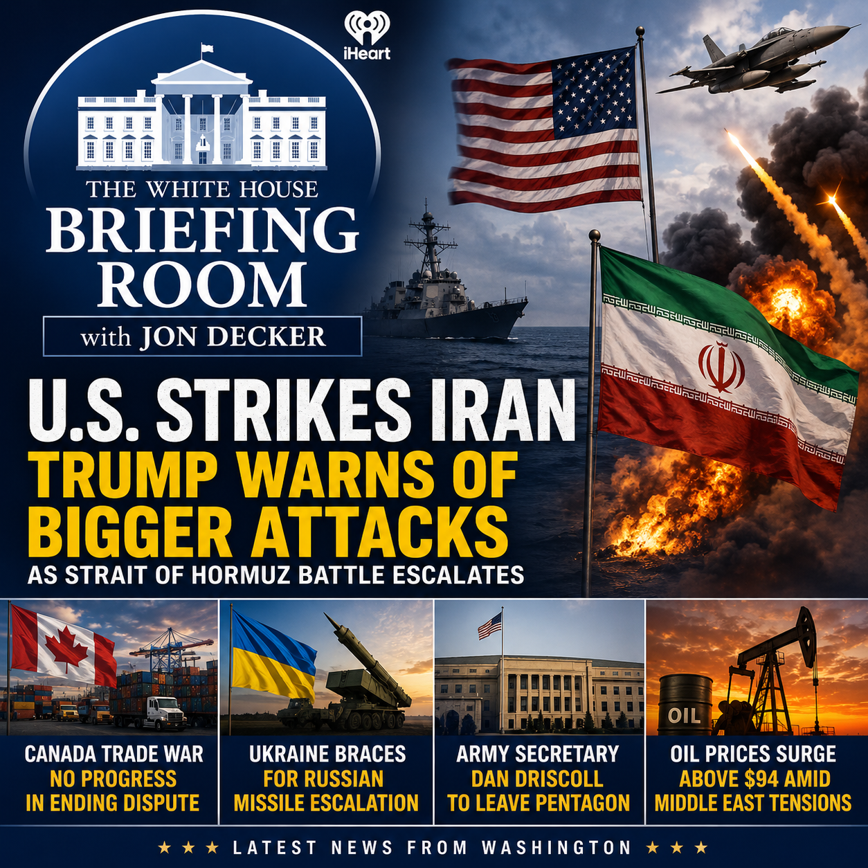 U.S. Strikes Iran as Trump Threatens a Much Bigger Attack episode artwork