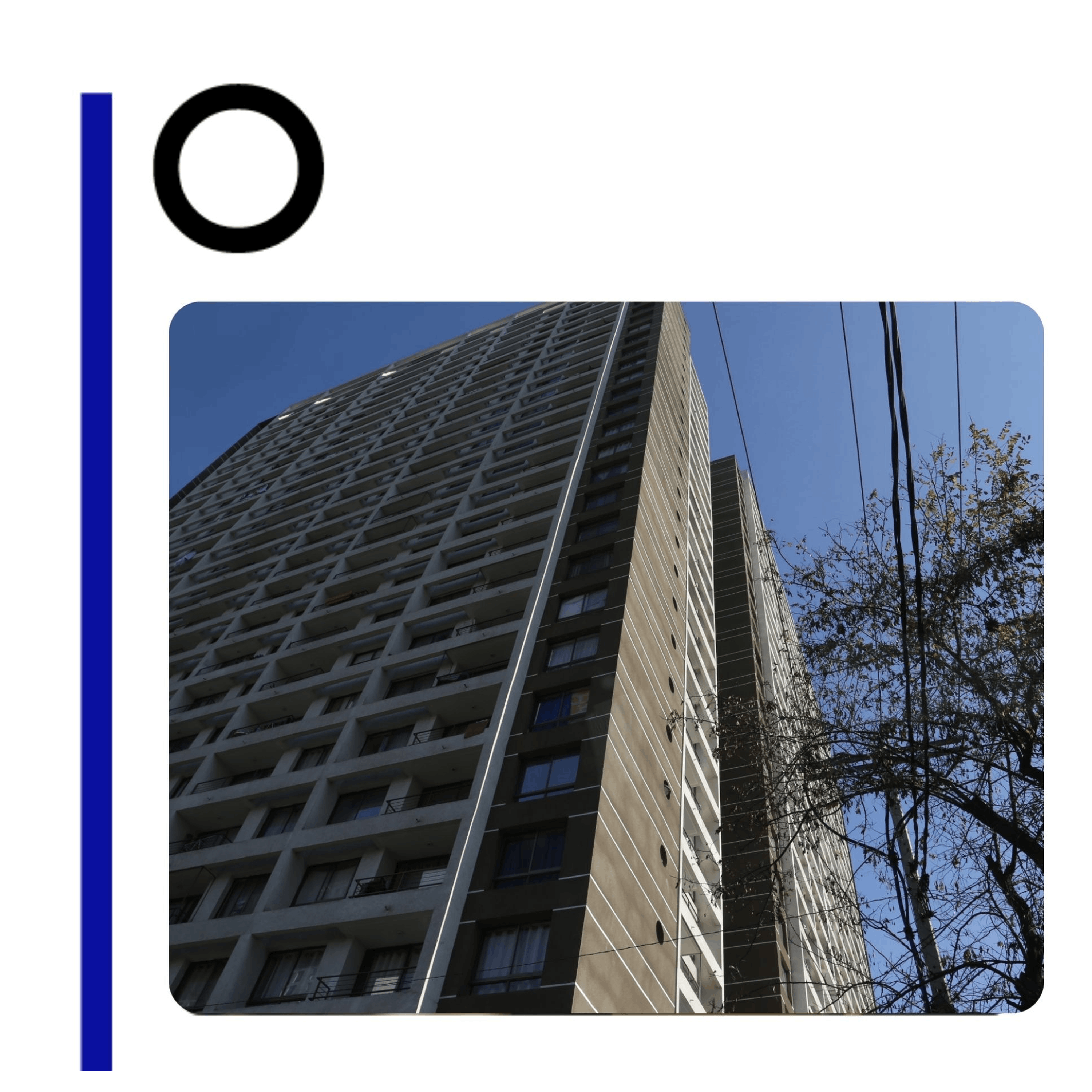 Confinados con 1.800 vecinos en Santiago de Chile