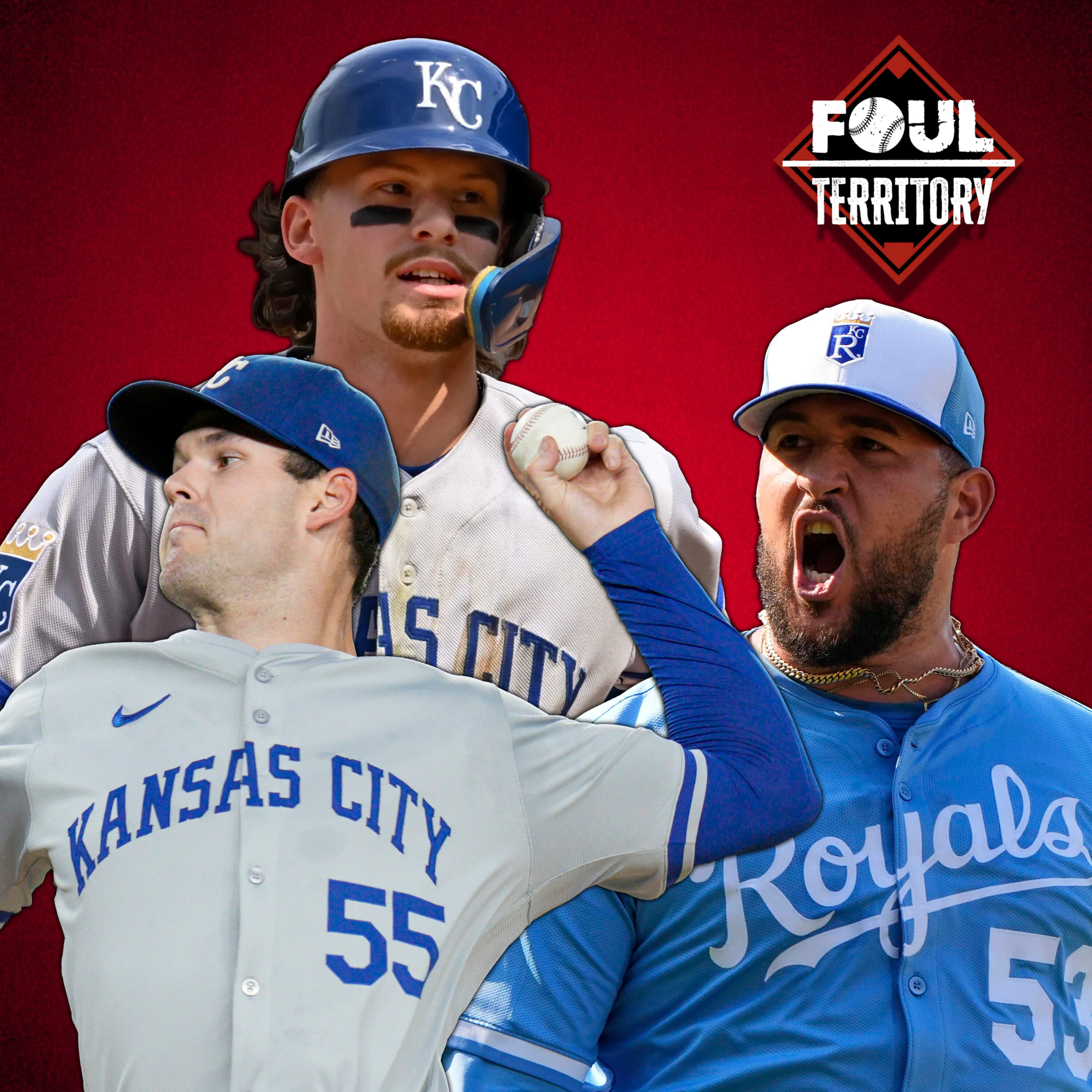 Bobby Witt Jr., Carlos Estévez & Cole Ragans @Royals camp