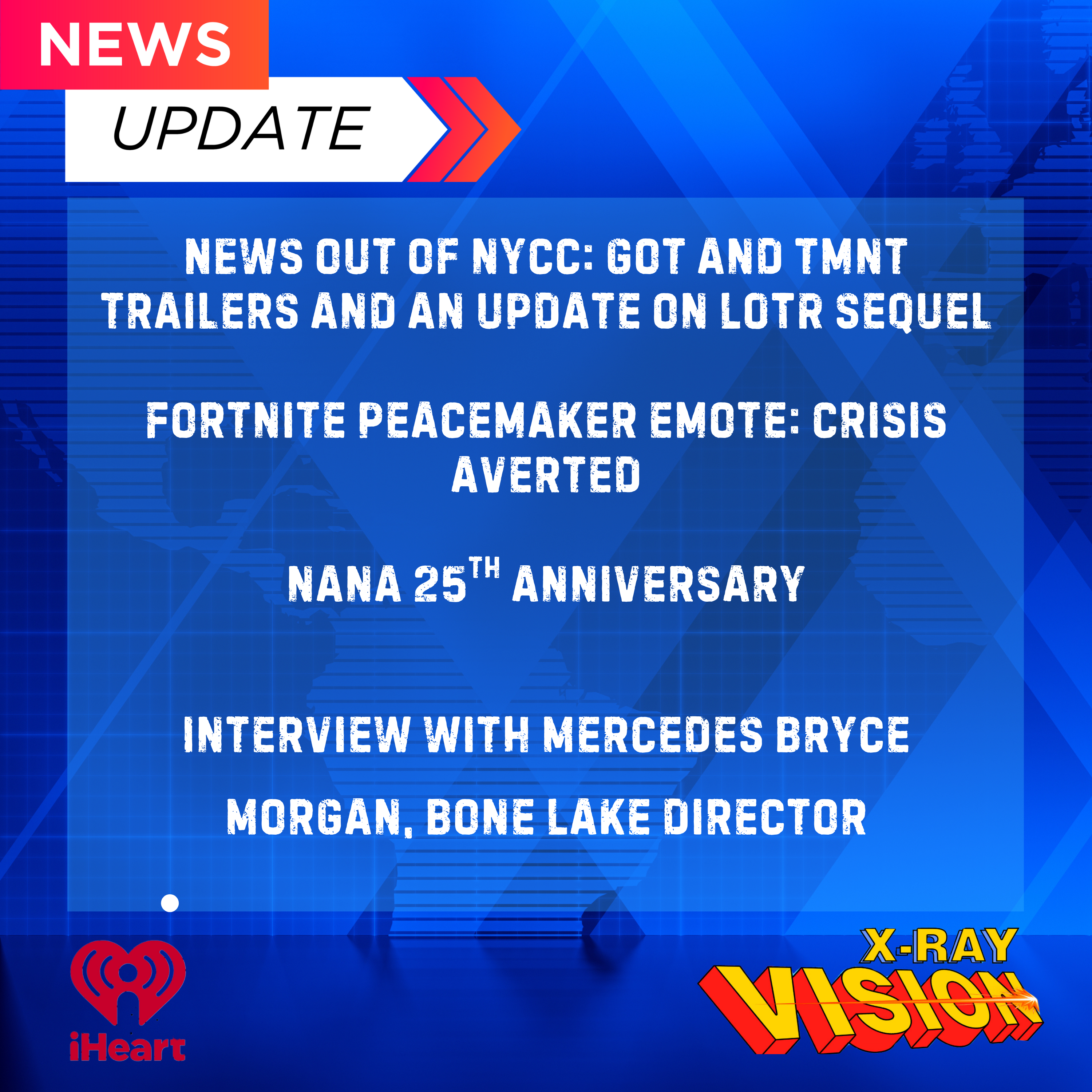 NEWS: NYCC trailers, LOTR spin-off, Fortnite Peacemaker emote (Interview w/ Mercedes Bryce Morgan)