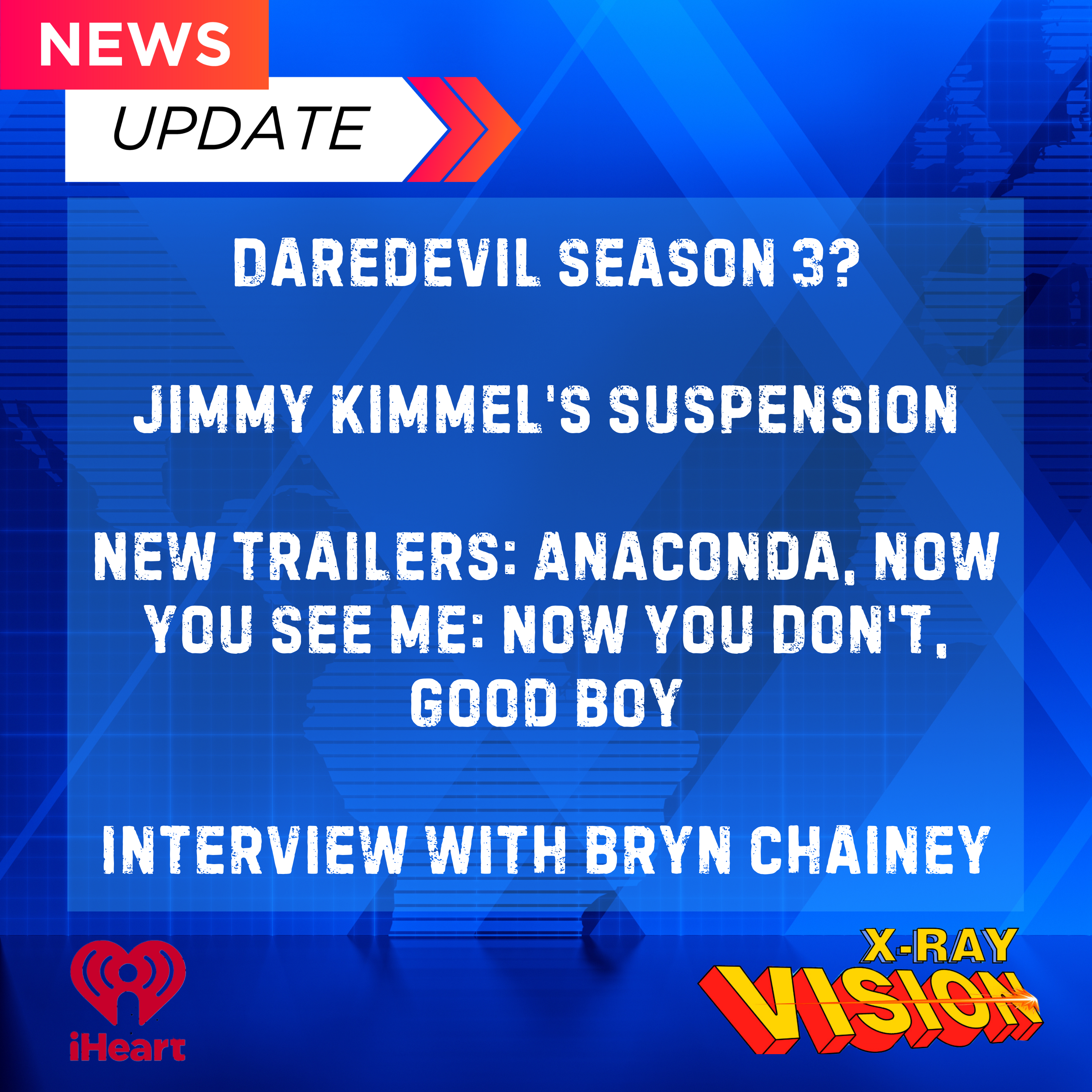 NEWS: Bryn Chainey, Jimmy Kimmel's Suspension, Daredevil: Born Again Season 3, Borderlands 4 & Trailers