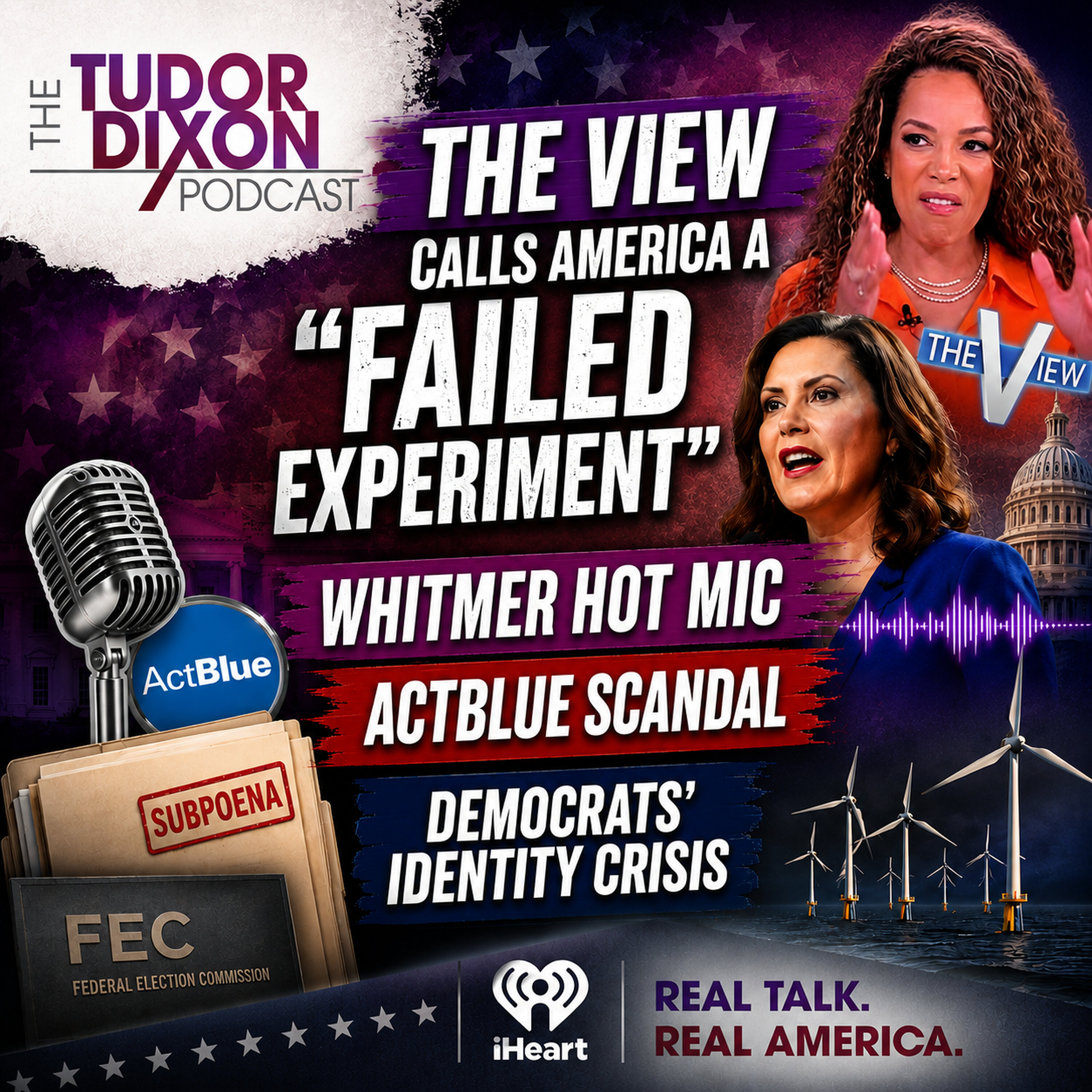 The Tudor Dixon Podcast: Whitmer's Hot Mic, ActBlue Questions & The View episode artwork