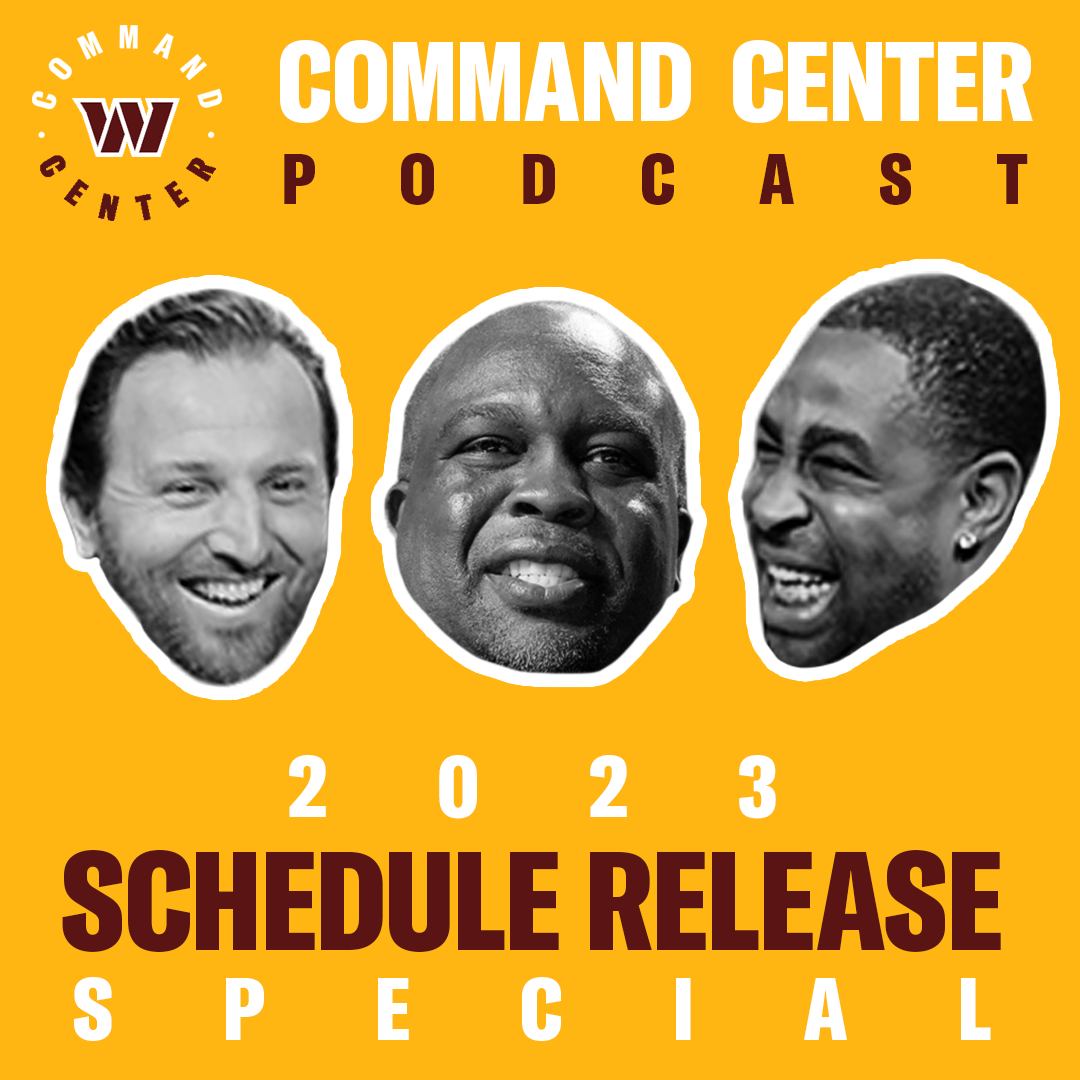 All the DUBs we see in the 2023 NFL Schedule | Command Center Podcast | Washington Commanders