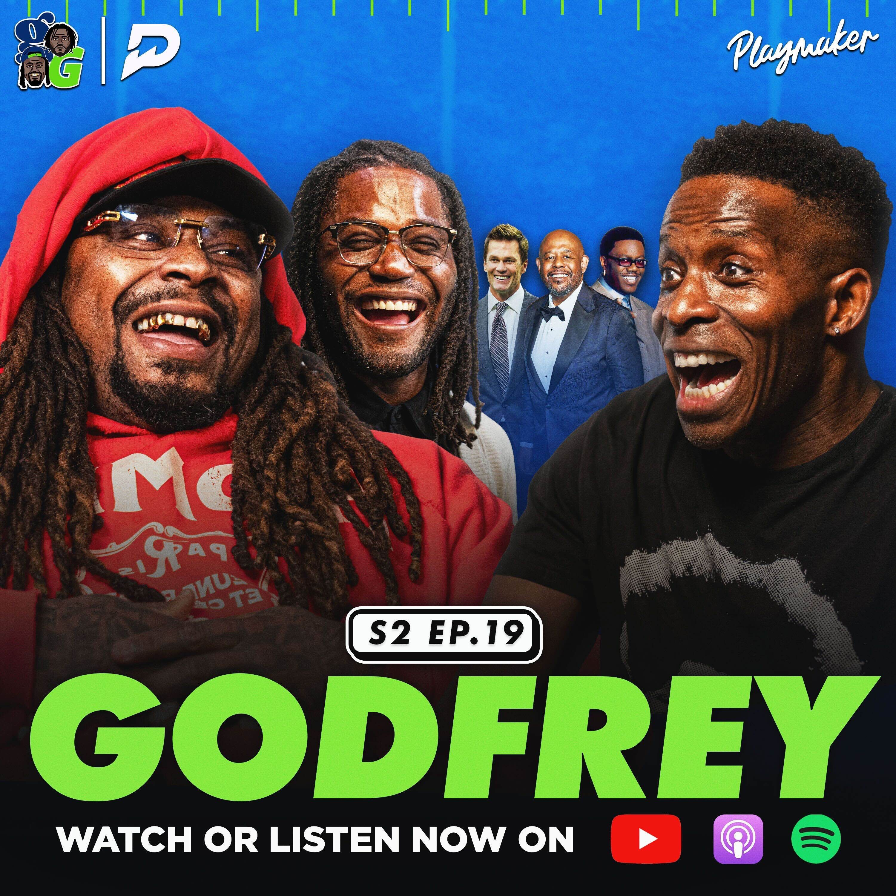 Marshawn & Godfrey Debate If The NFL Is Rigged or Not, HILARIOUS Super Bowl Story + Comedy Politics