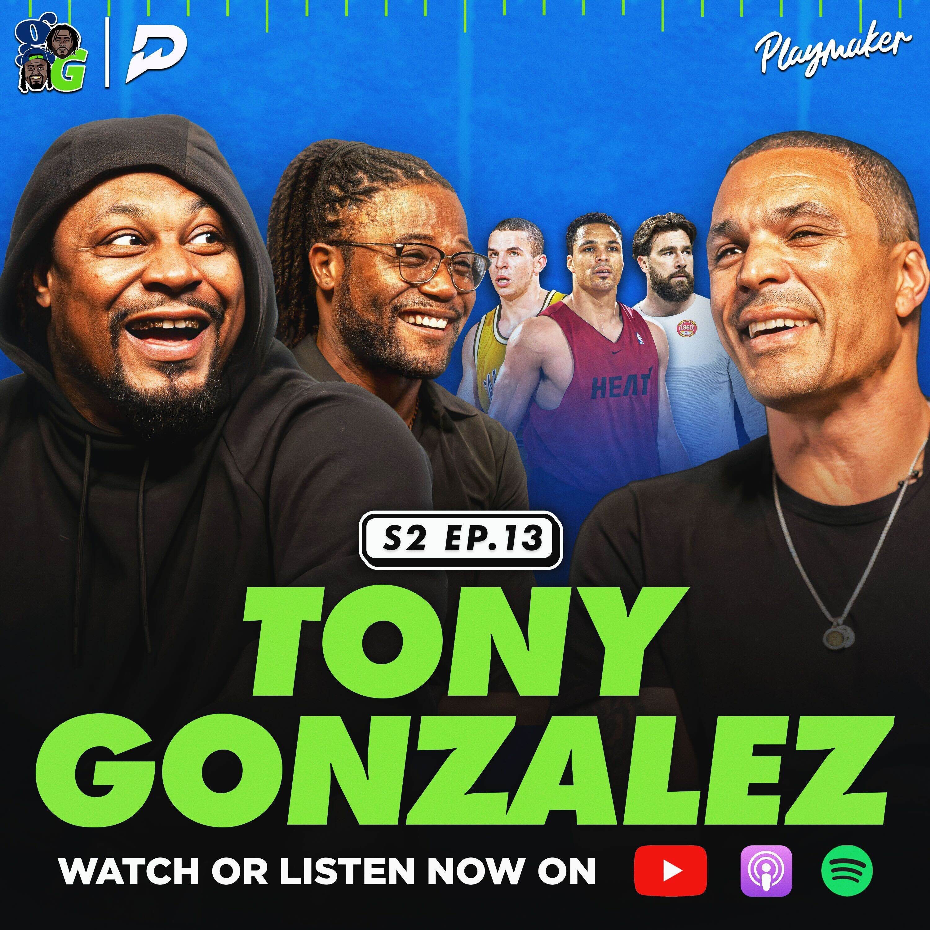 Tony Gonzalez Reveals How He ALMOST Played In The NBA, His Best QB + Almost Playing With Marshawn Tony Gonzalez Reveals How He ALMOST Played In The NBA, His Best QB + Almost Playing With Marshawn