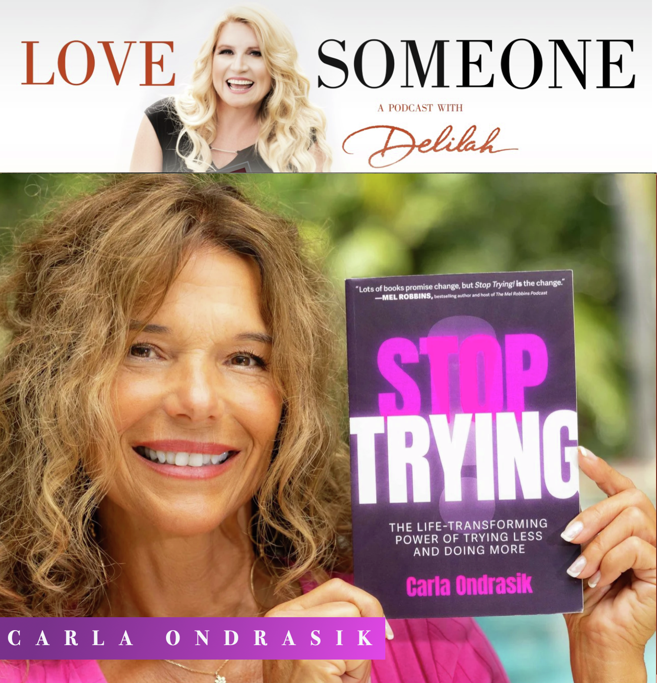 CARLA ONDRASIK: "Stop Trying"