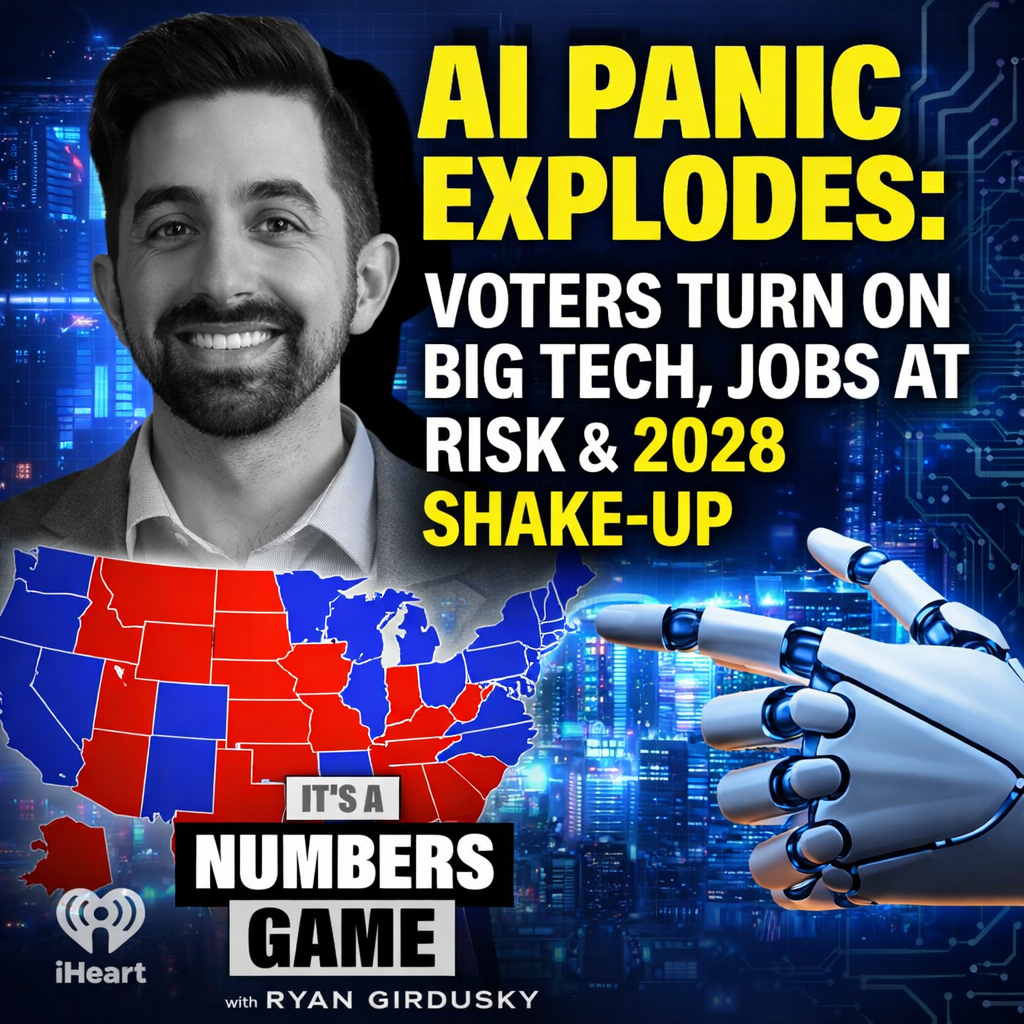 It's a Numbers Game: AI Panic Explodes: Voters Turn on Big Tech, Jobs at Risk & 2028 Shake-Up