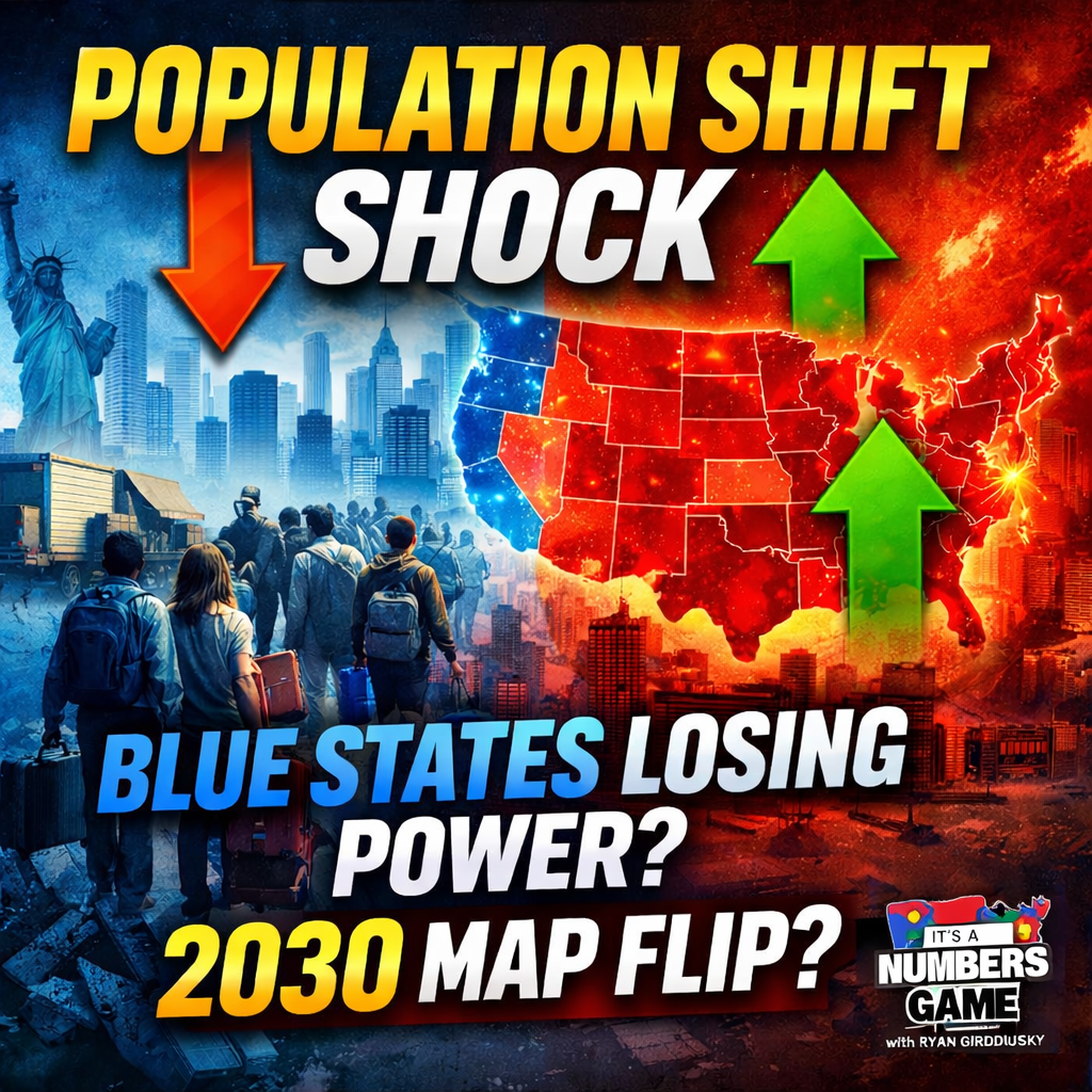 It's a Numbers Game: The Numbers Behind America’s Population Shift, Immigration Drop & 2030 Election Shake-Up