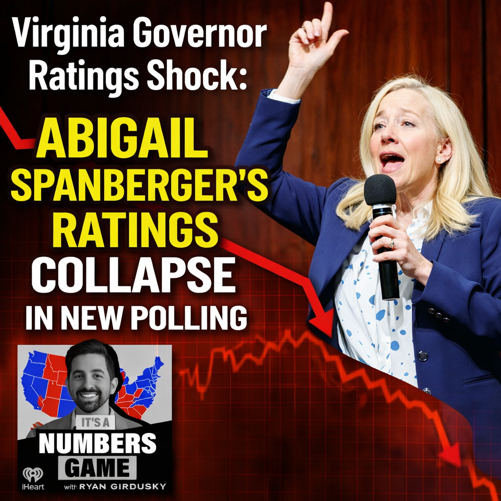 It's a Numbers Game: Virginia Governor Ratings Shock: Abigail Spanberger’s Ratings Collapse in New Polling