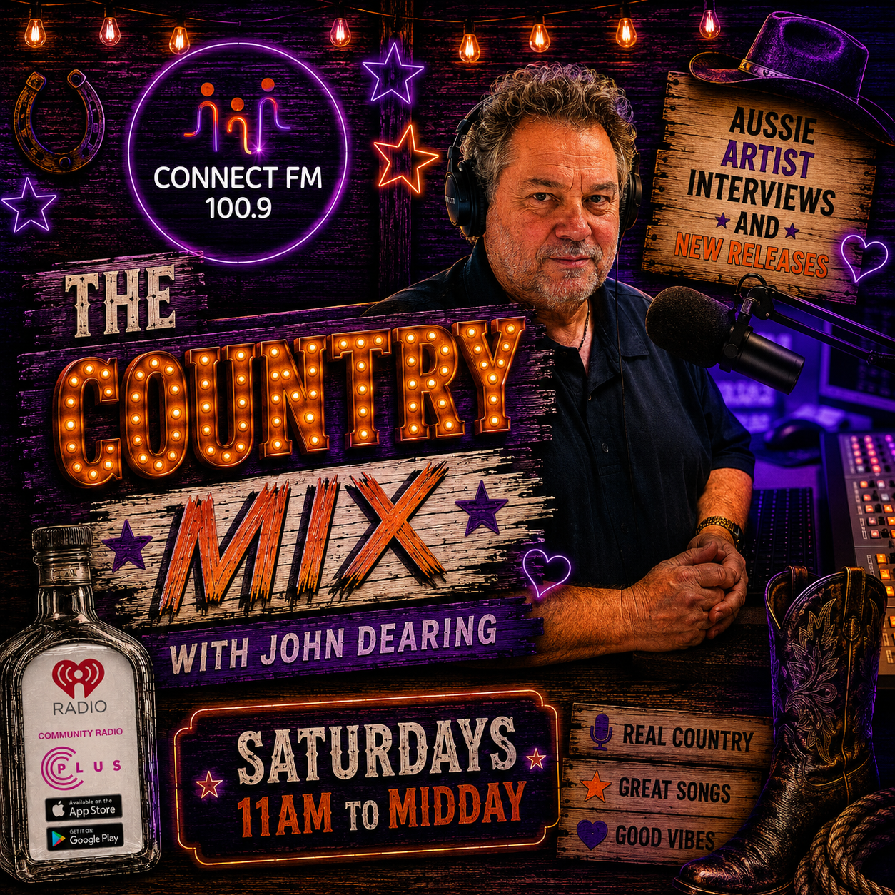 The Country Mix with  John Dearing  - 8-8-2026
