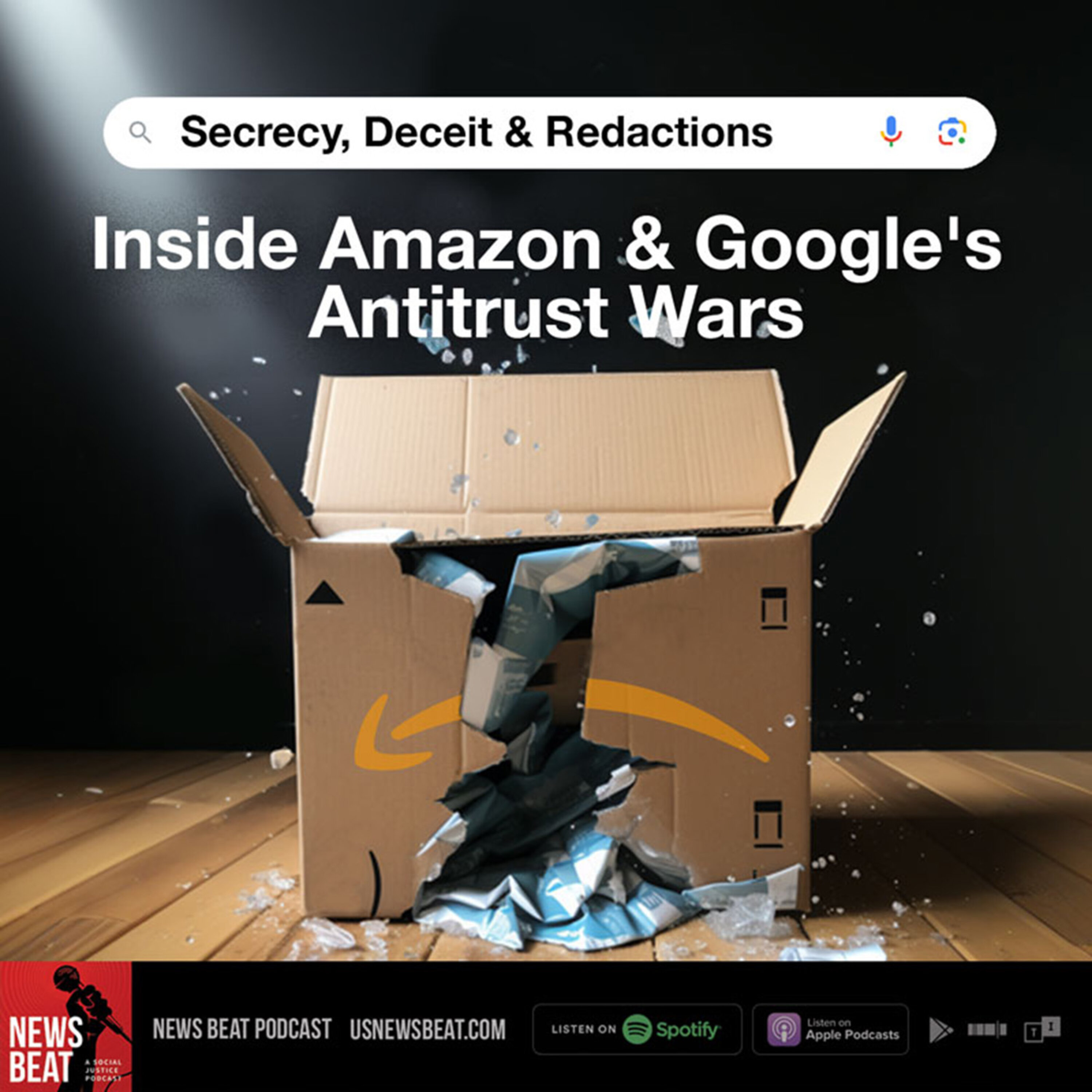 Secrecy, Deceit & Redactions: Inside Amazon & Google's Antitrust Wars (With David Dayen) Secrecy, Deceit & Redactions: Inside Amazon & Google's Antitrust Wars (With David Dayen)