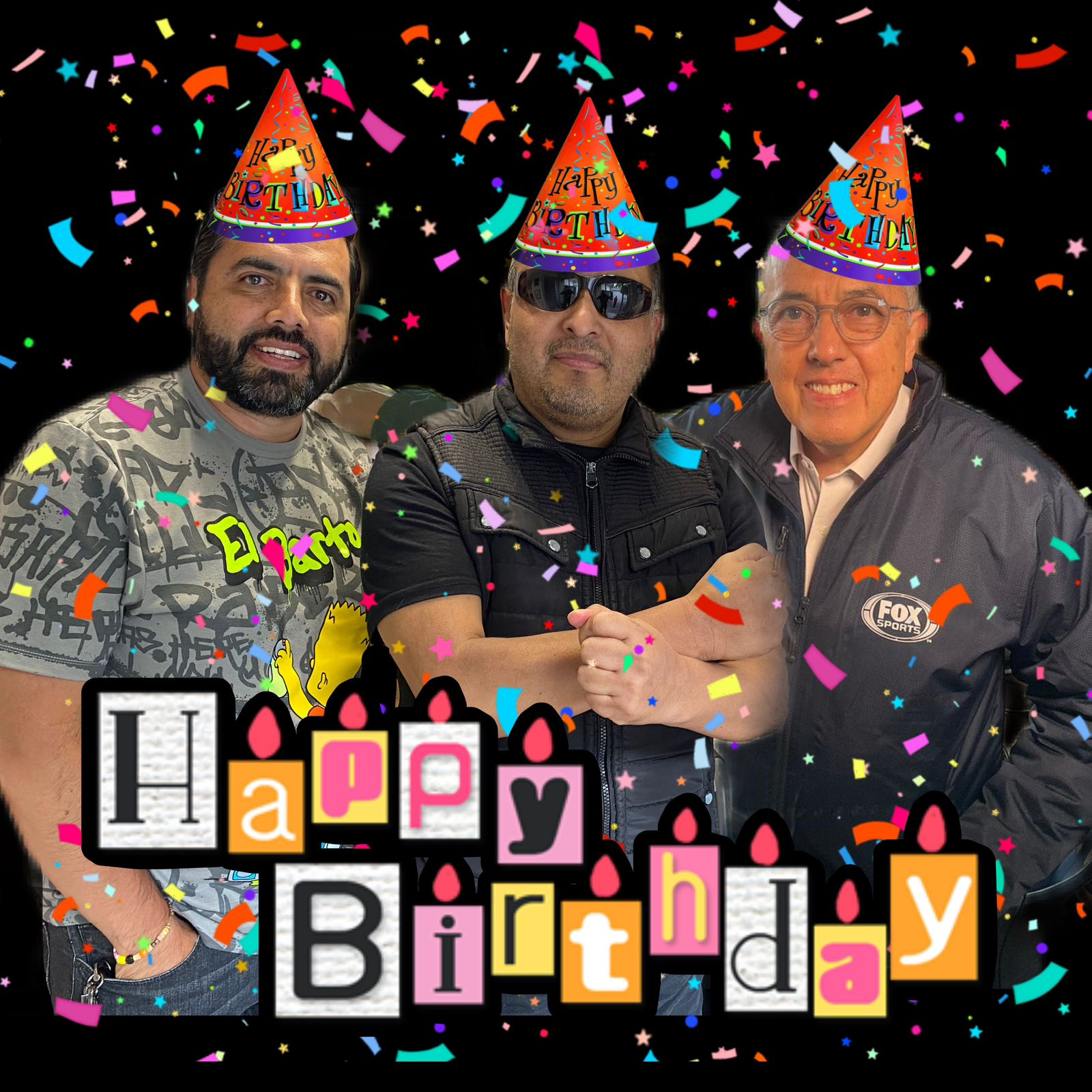 Happy Birthday  Mr. Segarra en  Espacio Deportivo de la Tarde 28 de octubre 2024