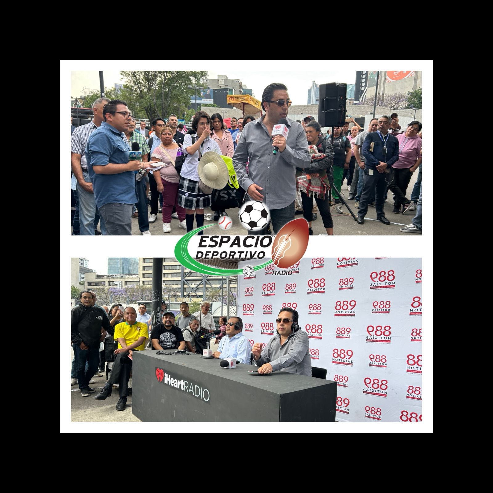 Hoy desde la glorieta de Insurgentes con Espacio Deportivo (de la Tarde) 16 de Abril 2026