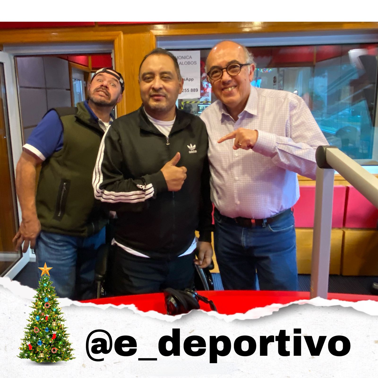 Feliz Navidad les desea Espacio Deportivo de la Tarde 25 de diciembre 2023