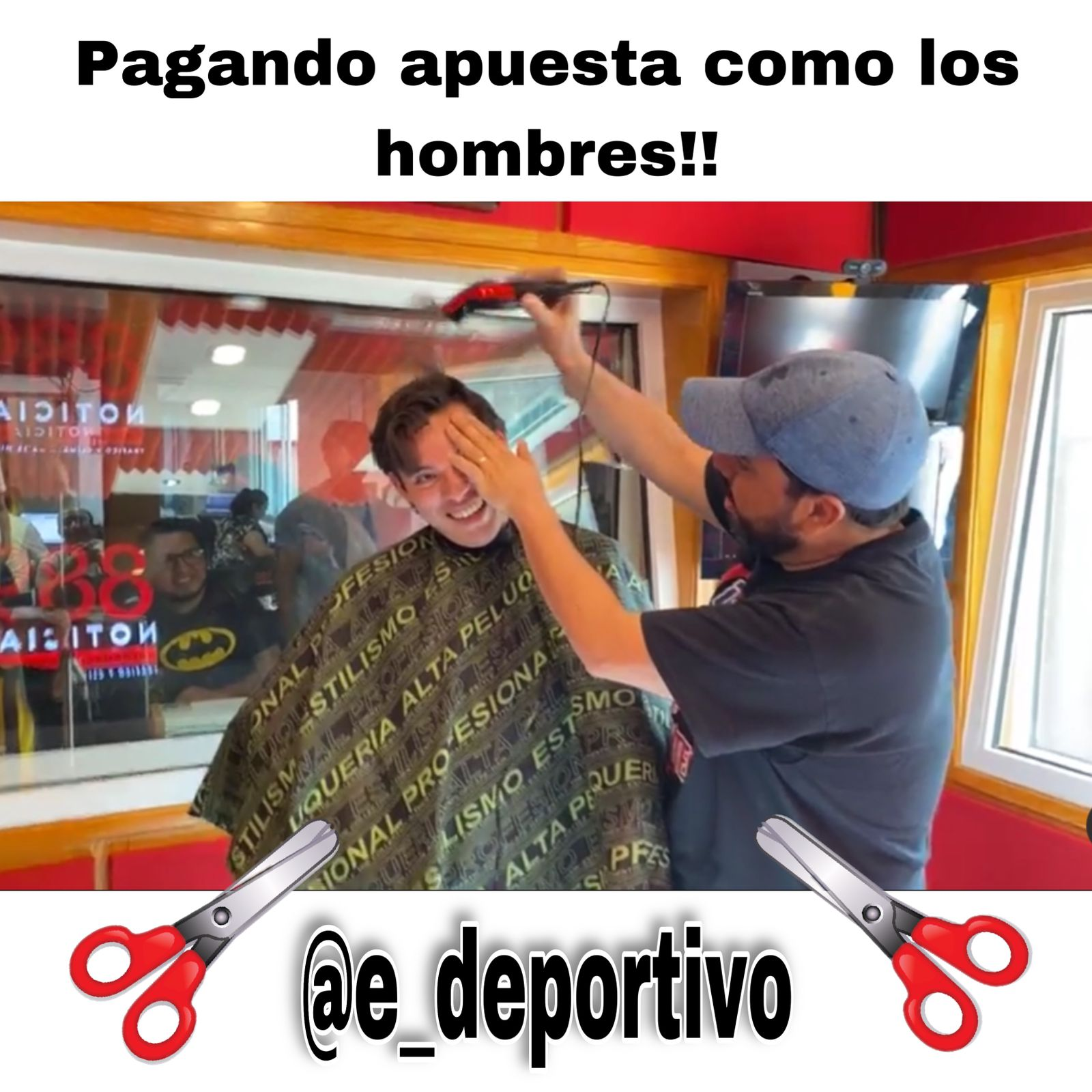 Pagando apuestas como se debe en Espacio Deportivo de la Tarde 18 de marzo 2024