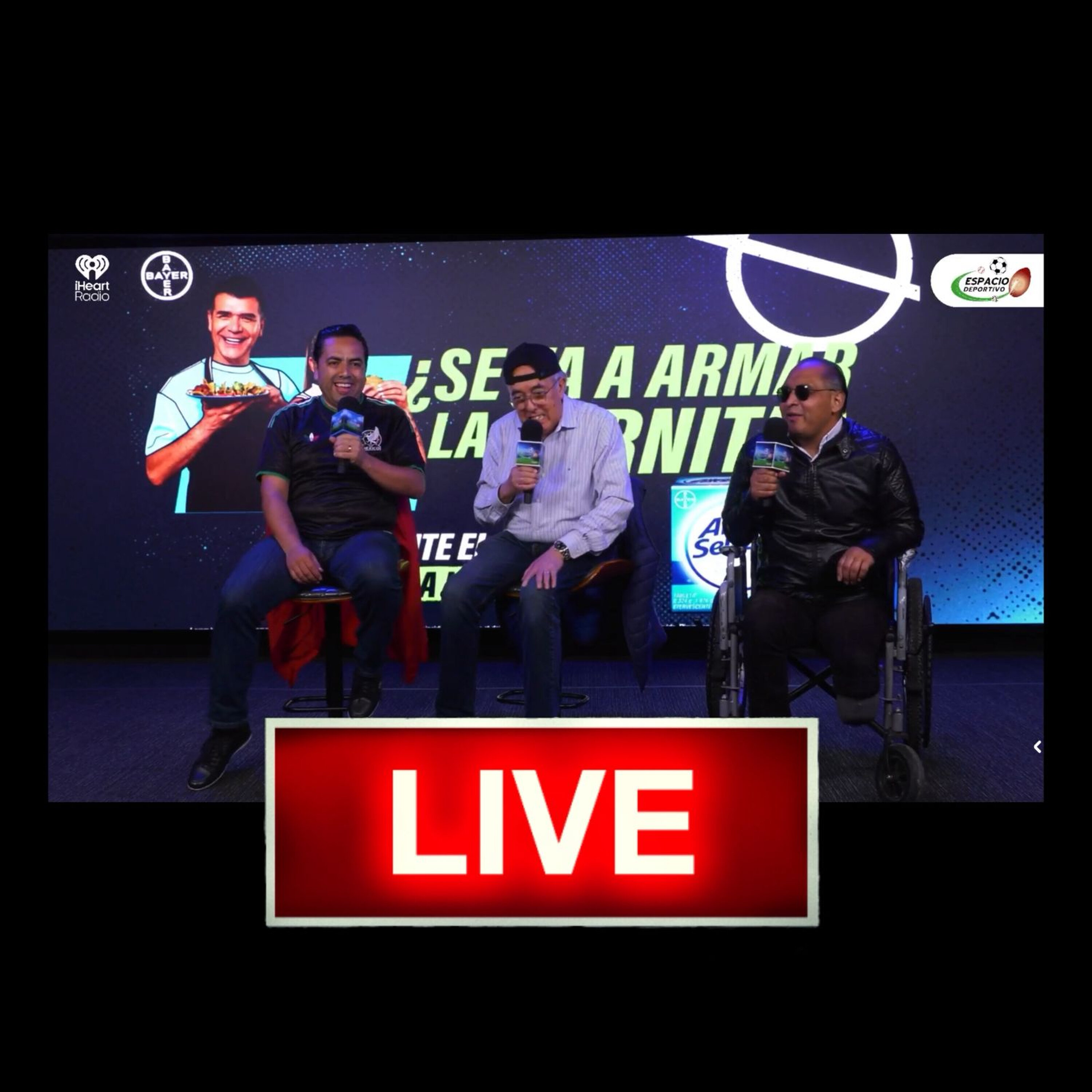 Transmisión en vivo desde el Foro Iheart Radio con Espacio Deportivo (de la Tarde) 24 de junio 2026 episode artwork