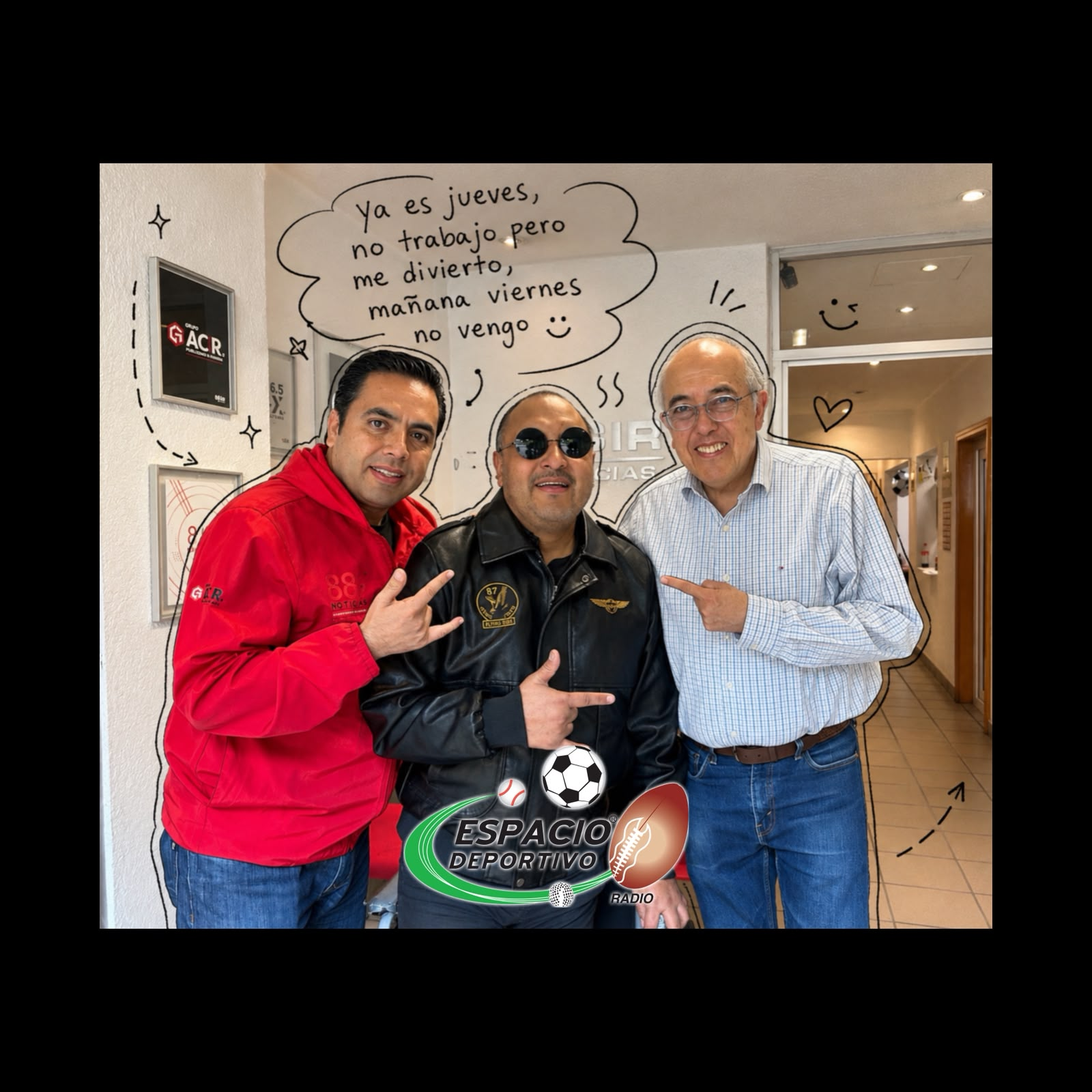 Llegamos al fabuloso jueves en Espacio Deportivo (de la Tarde) 09 de julio 2026