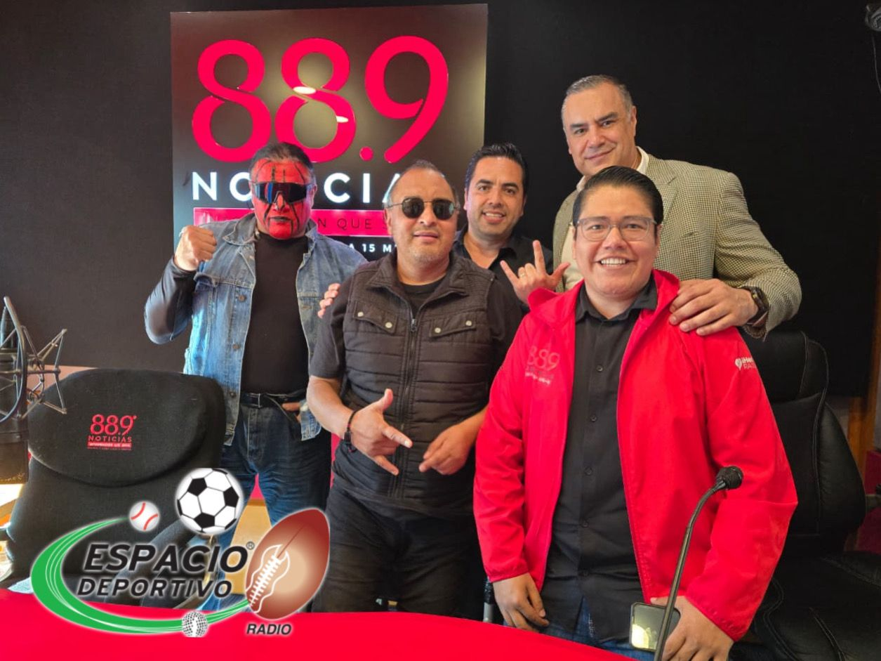 Hoy con la presencia del Luchador Chessman en la cabina de Espacio Deportivo (de la Tarde) 25 de Marzo 2026