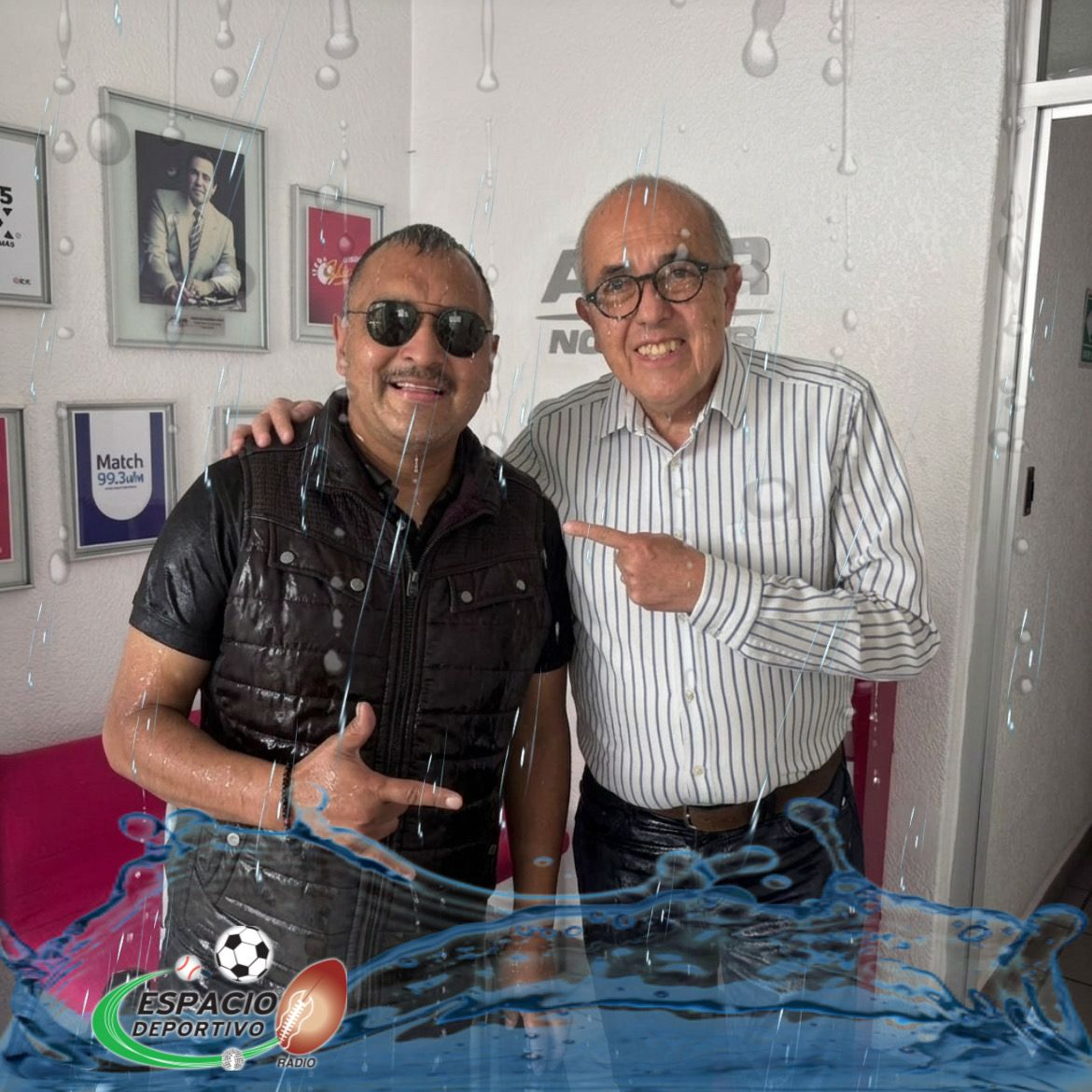 Nos agarró la lluvia en Espacio Deportivo (de la Tarde) 07 de Abril 2026