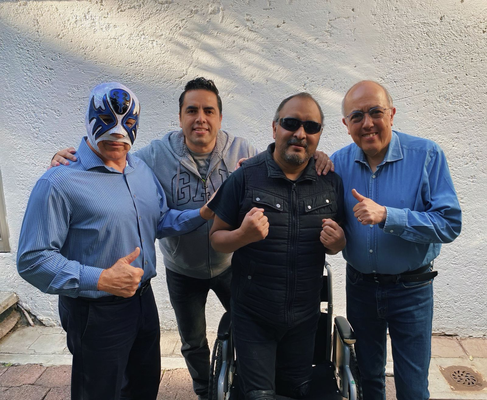 Hoy el luchador Atlantis en la cabina de Espacio Deportivo de la Tarde 13 de noviembre 2024