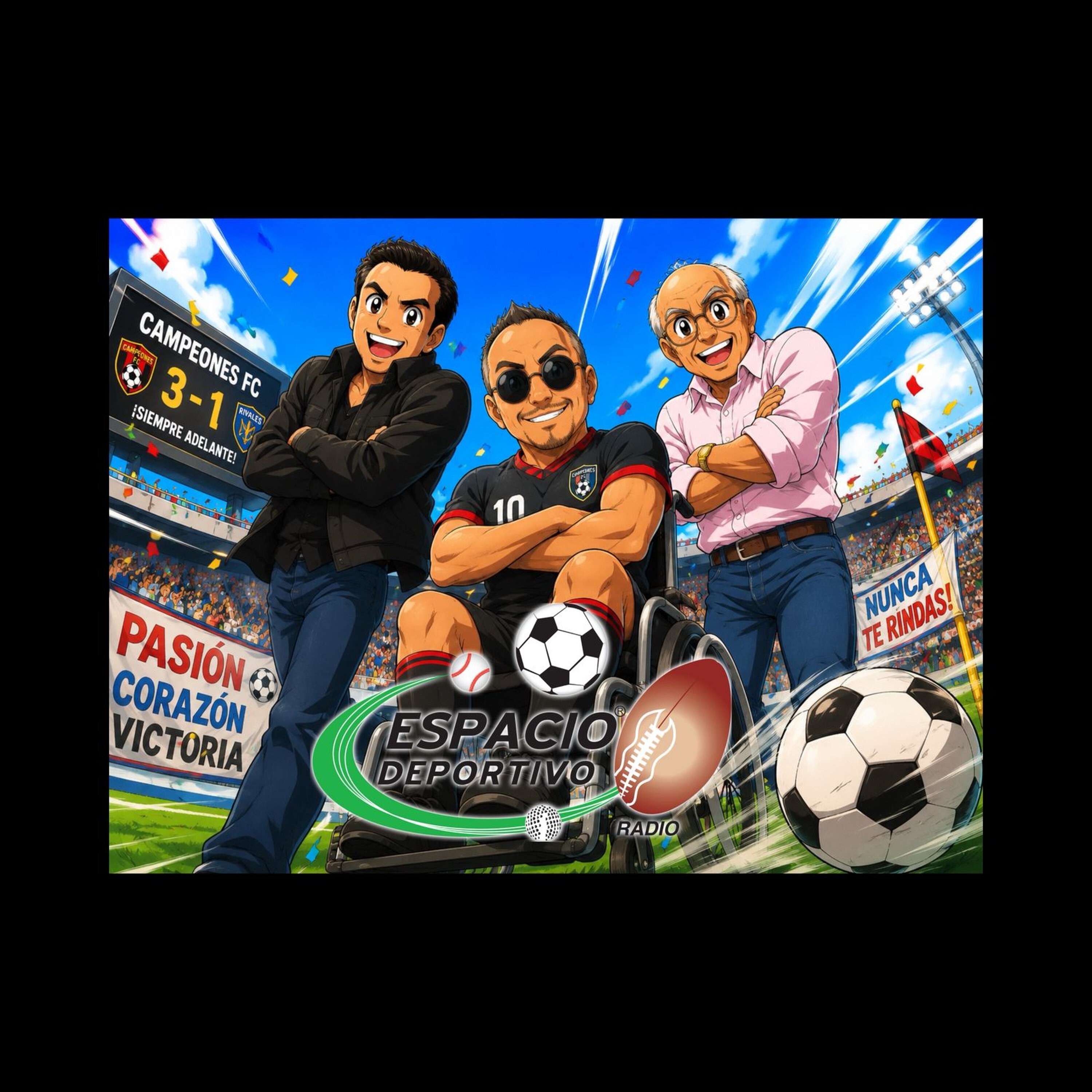 Pepe, Alex y el Poli en Espacio Deportivo (de la Tarde) 16 de junio 2026 episode artwork