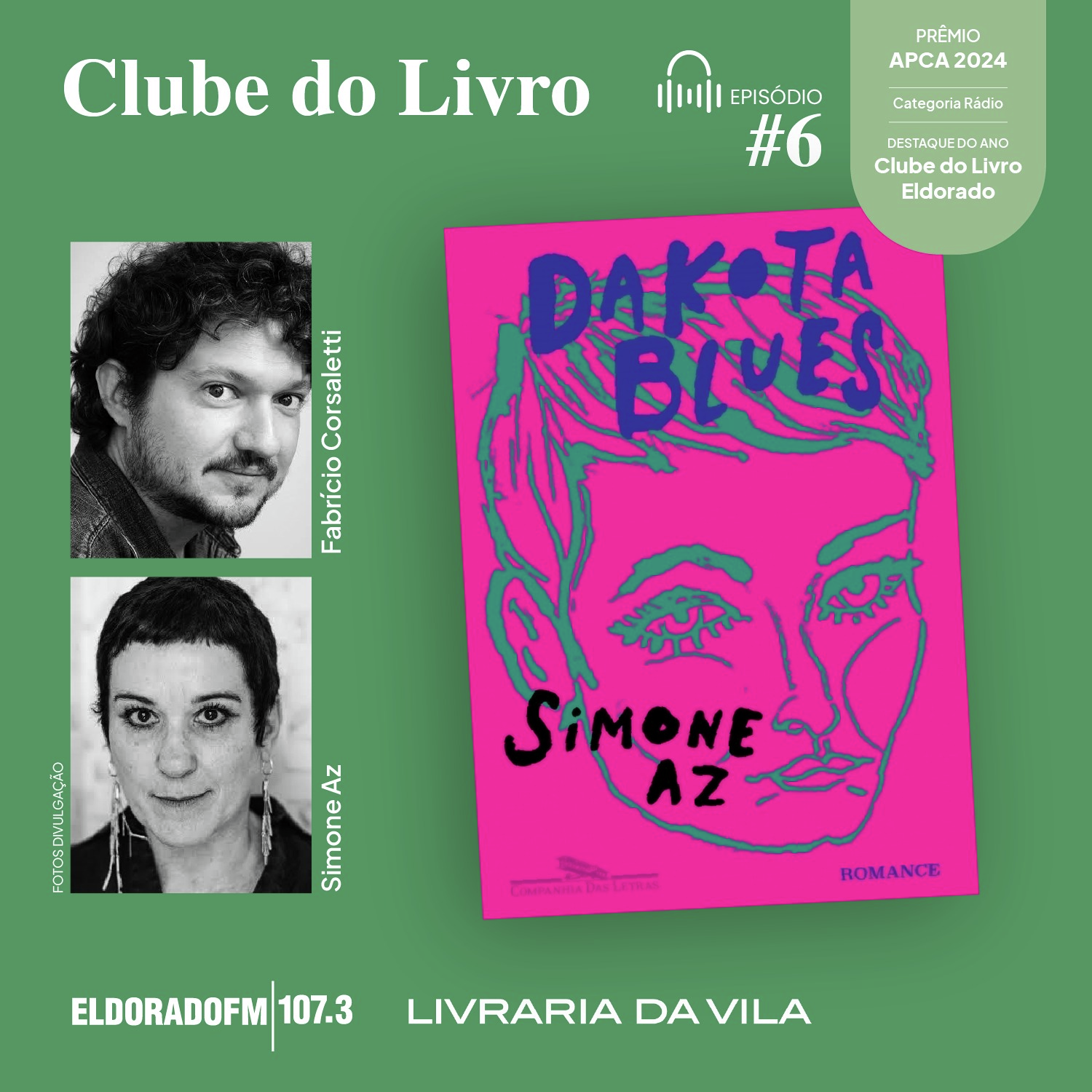 T04 #06: 'Dakota Blues', com Fabrício Corsaletti e Simone Az episode artwork