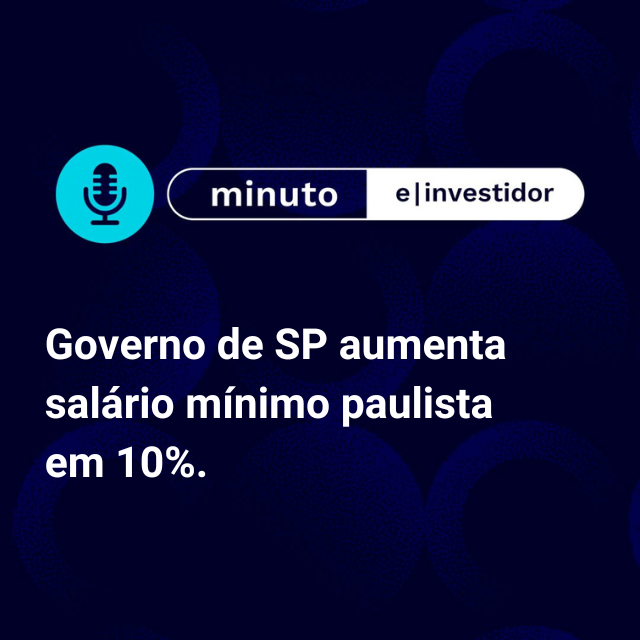 Governo de SP aumenta salário mínimo paulista em 10%. episode artwork