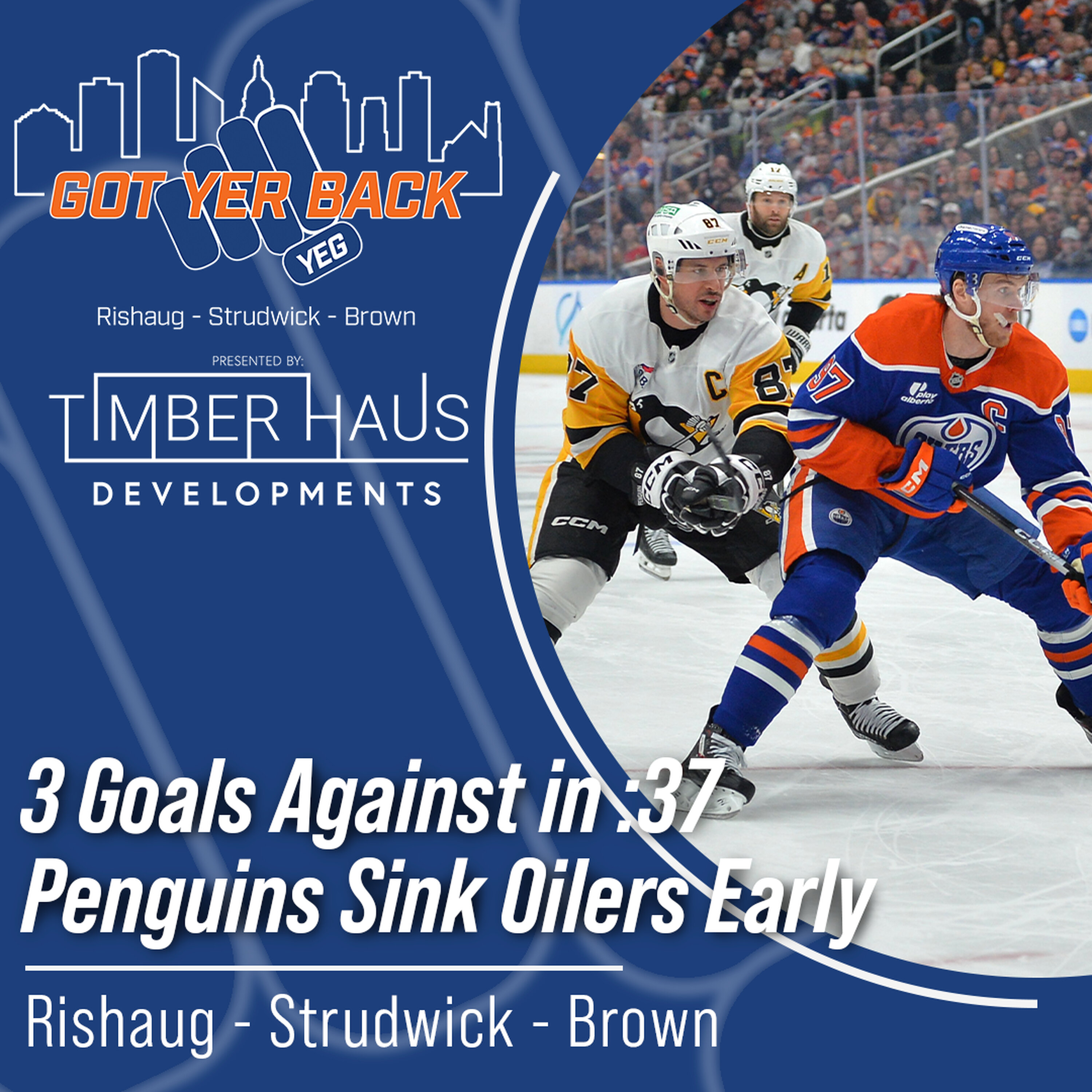 3 Goals Against in :37 - Penguins Sink Oilers Early