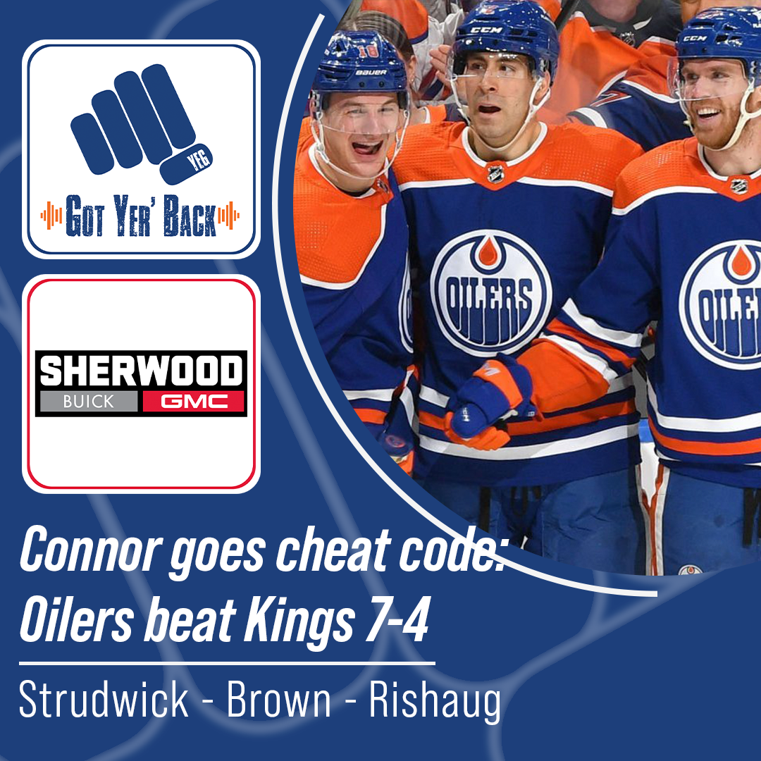 Connor goes cheat code: Oilers beat Kings 7-4.