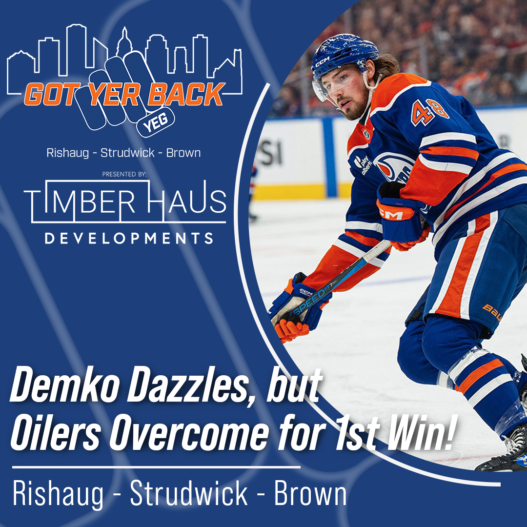 Demko Dazzles, but Oilers Overcome for 1st Win!