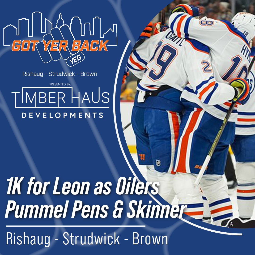 1K for Leon as Oilers Pummel Pens & Skinner
