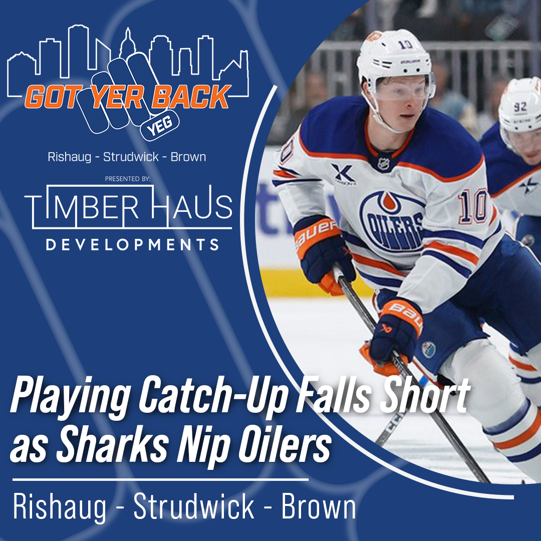 Playing Catch-Up Falls Short as Sharks Nip Oilers