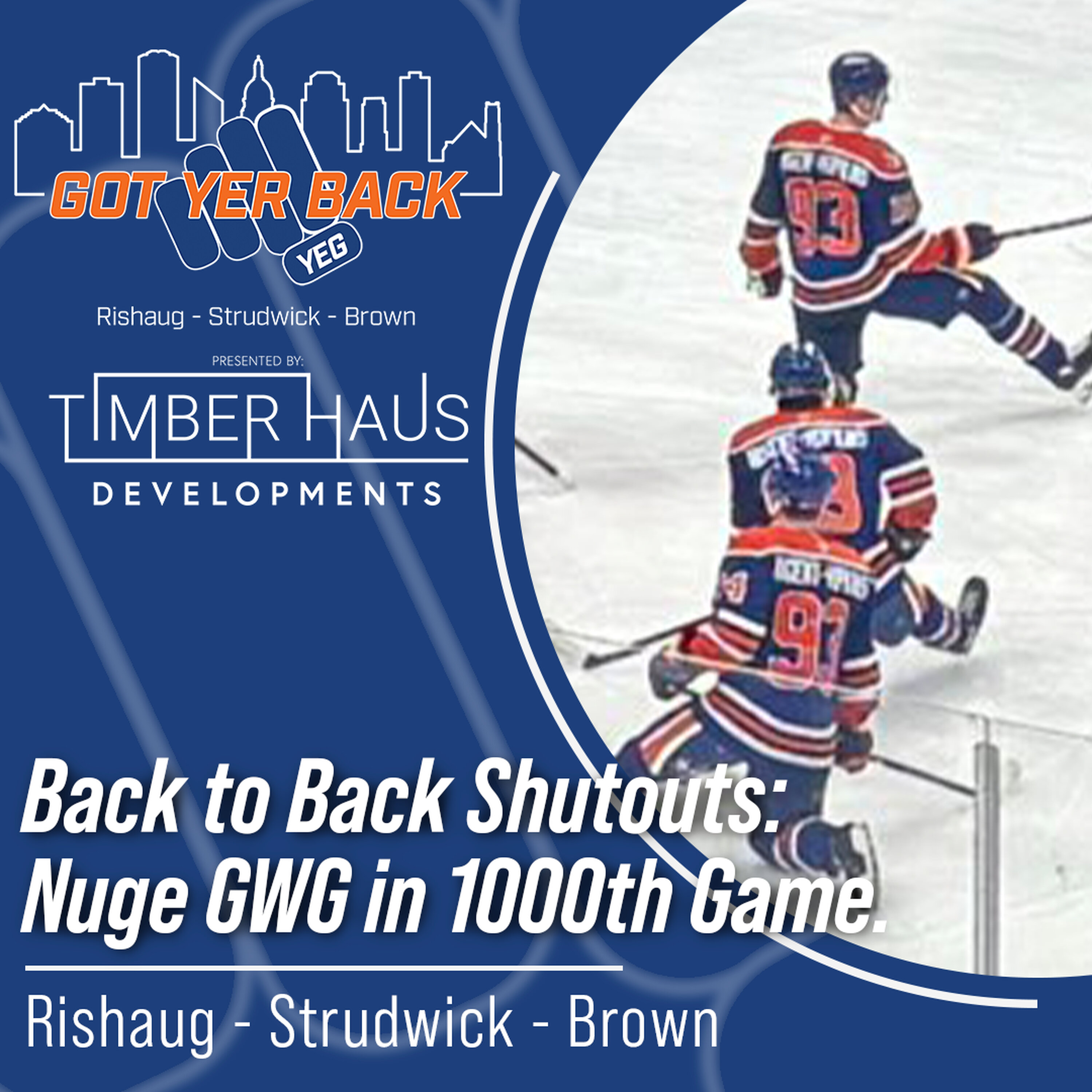 Back to Back Shutouts: Nuge GWG in 1000th Game.