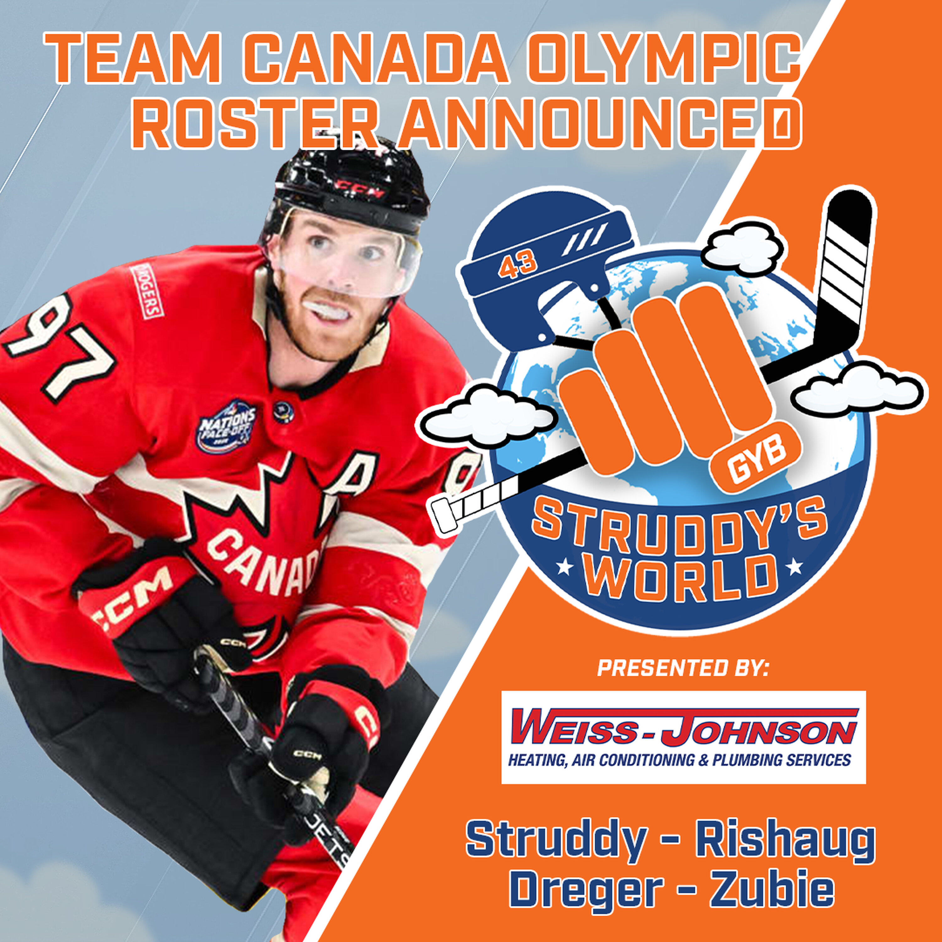 STRUDDY's WORLD: Team Canada Olympic Roster Announced episode artwork