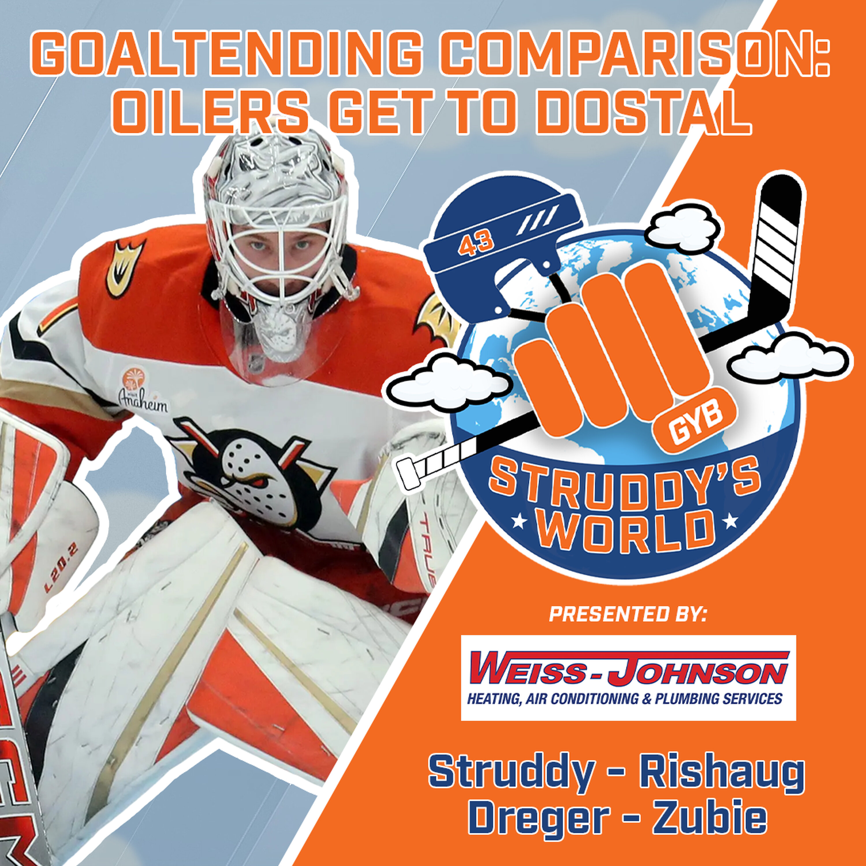 STRUDDY's WORLD: Goaltending Comparison - Oilers Get to Dostal episode artwork