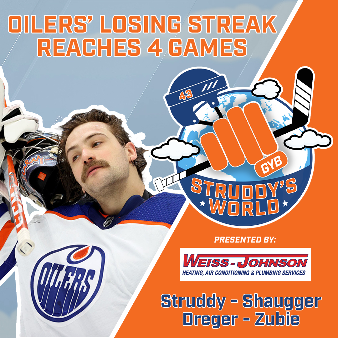 Struddy's World: Oilers' Losing Streak Reaches 4 Games