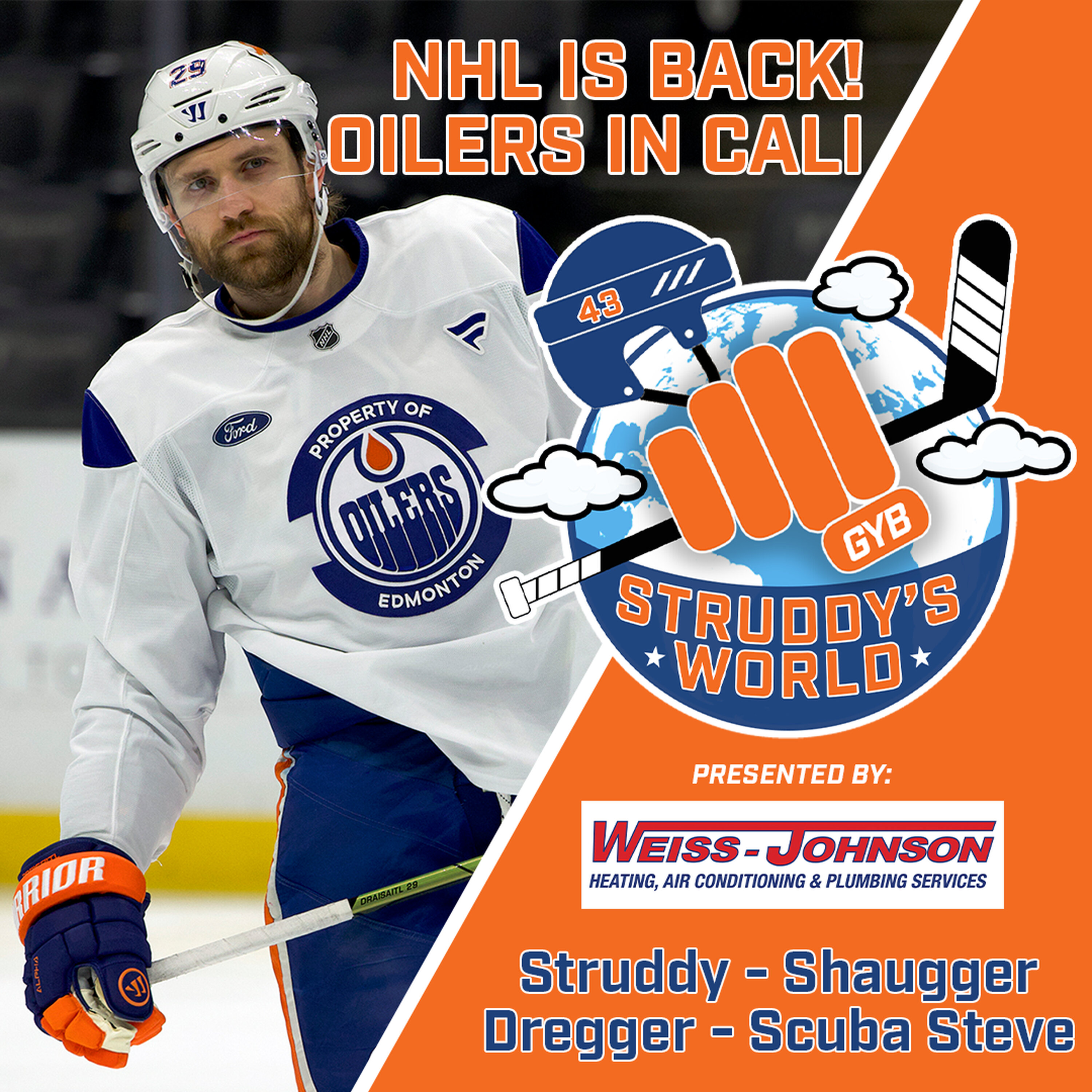 STRUDDY's WORLD: NHL is Back! Oilers in California episode artwork