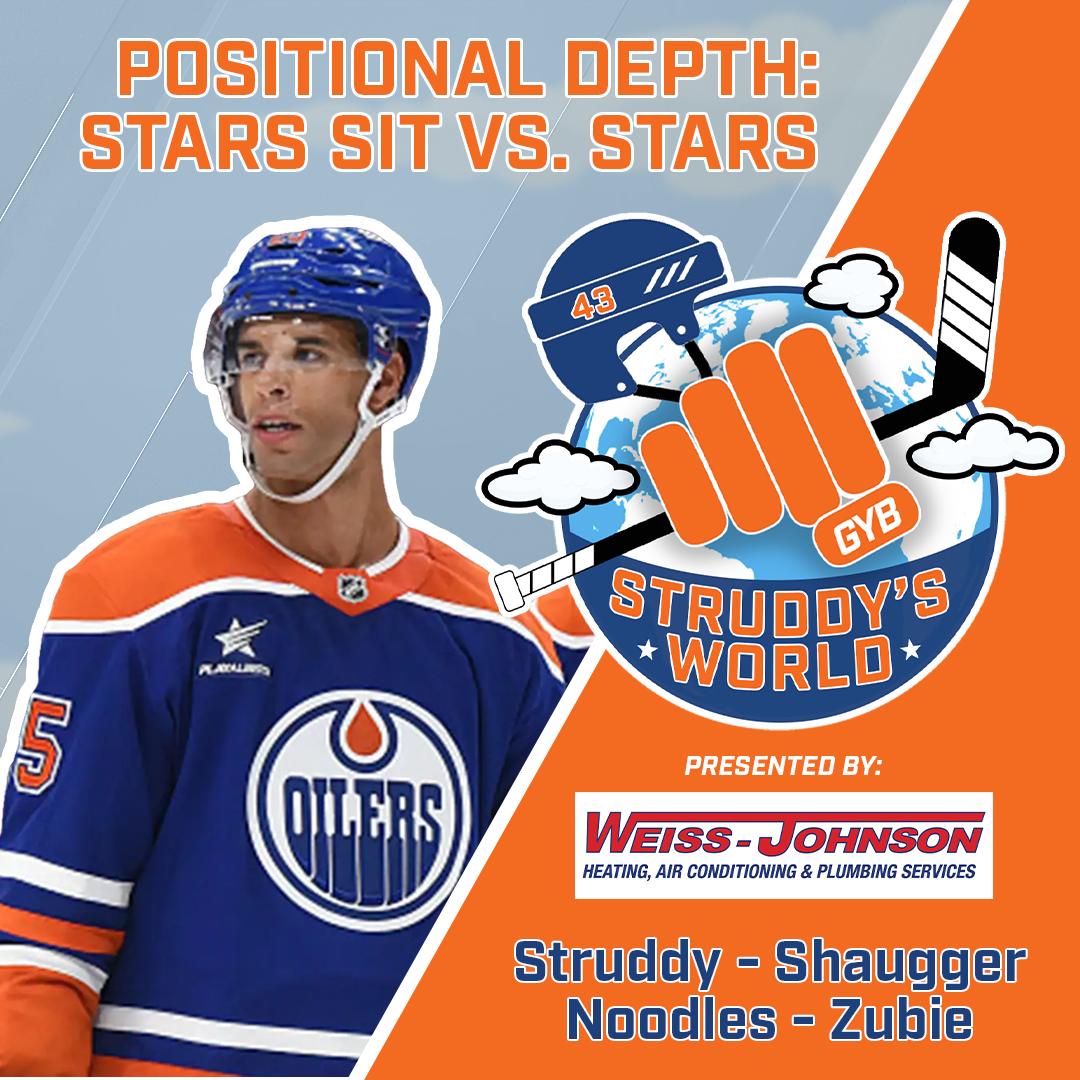 STRUDDY's WORLD! Positional Depth: Stars sit vs. Stars.