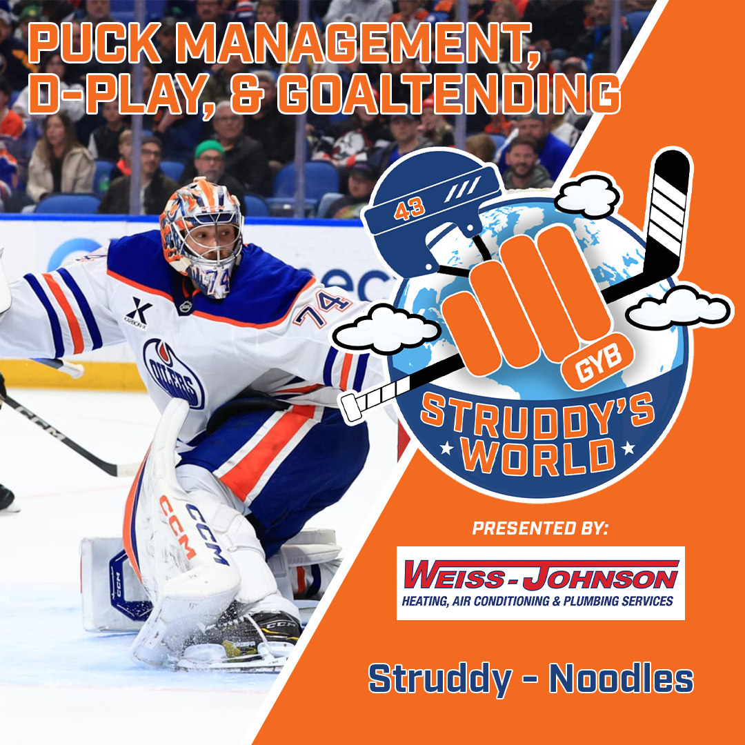 STRUDDY'S WORLD: Puck Management D-Play, & Goaltending