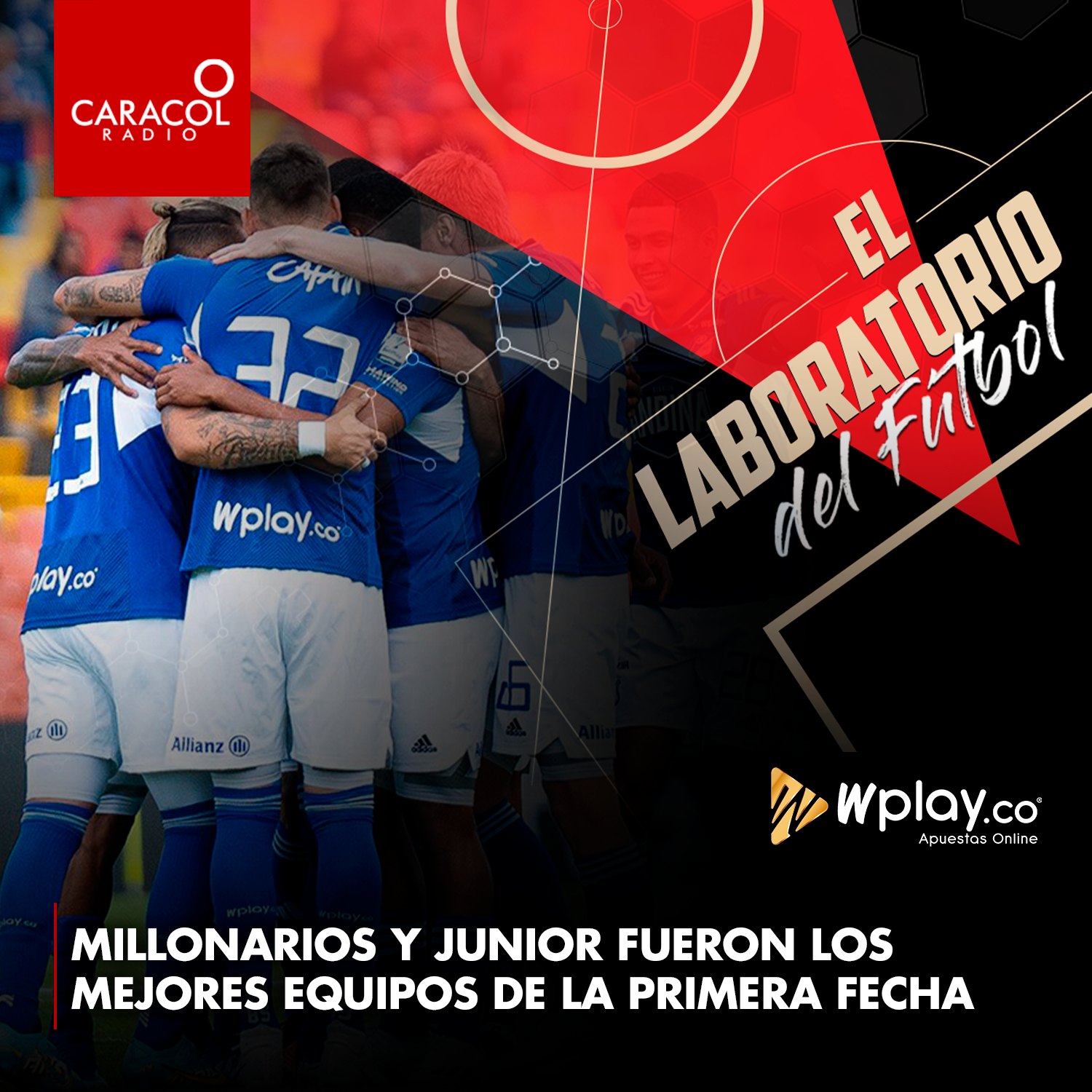 Millonarios y Junior fueron los mejores equipos de la primera fecha