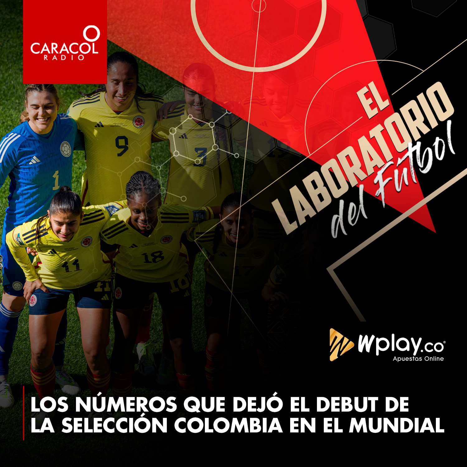 Imagen de Los números que dejó el debut de la Selección Colombia en el Mundial