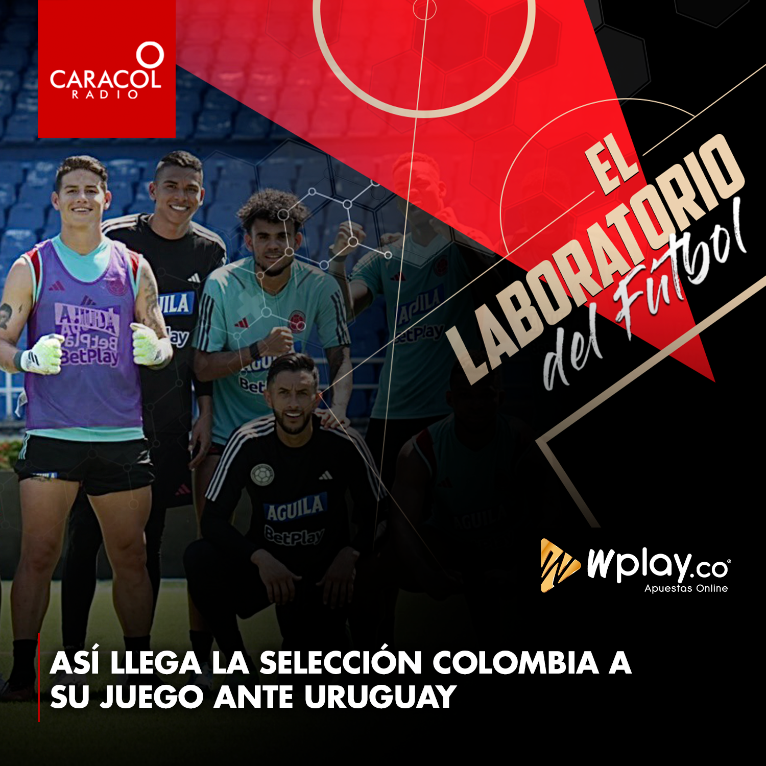 Imagen de Así llega la Selección Colombia a su juego ante Uruguay