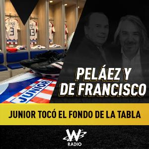 Imagen de Junior tocó el fondo de la tabla